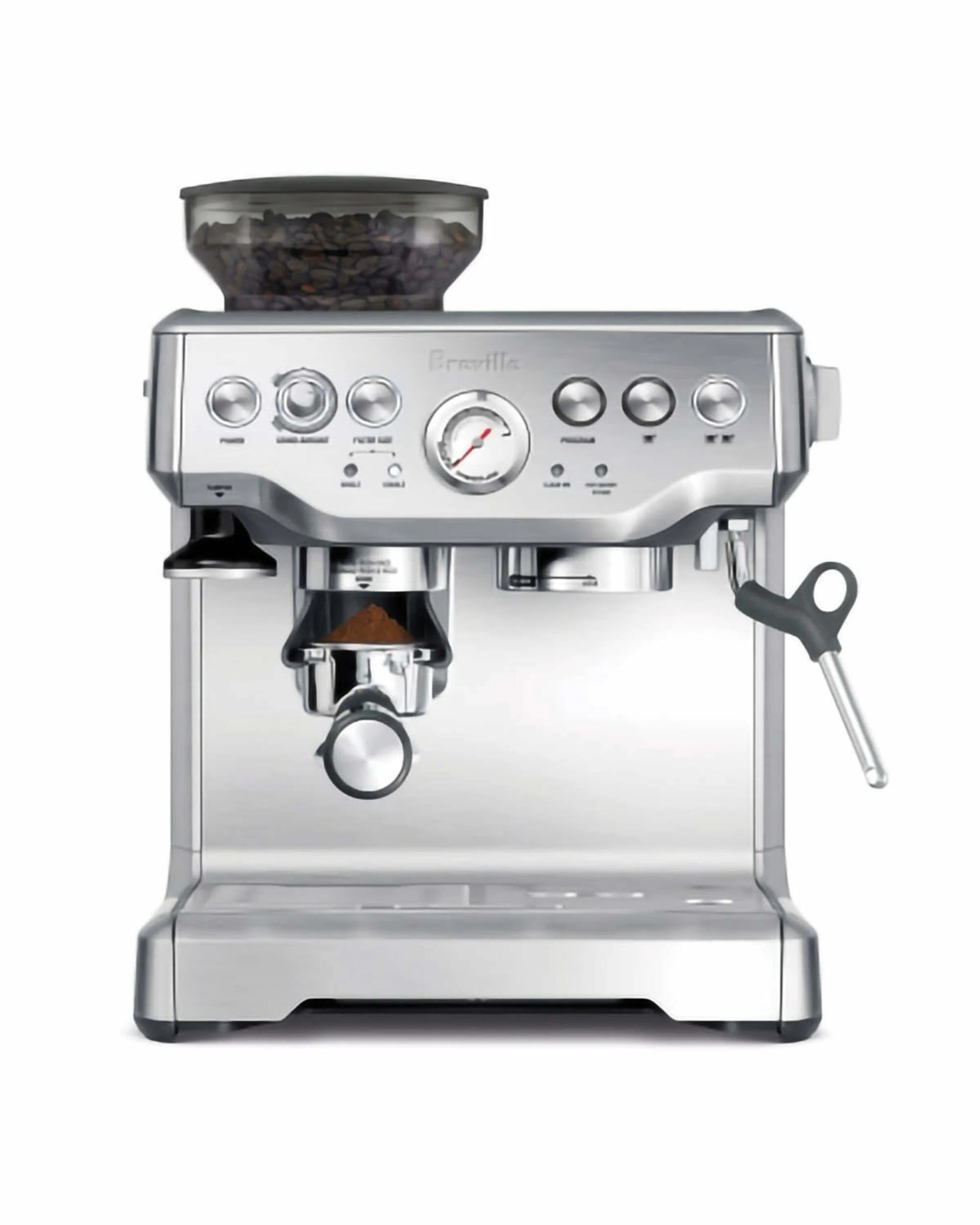 1 Breville the Barista Express Manual Coffee Machine - Brushed Stainless Steel - STAINLESS STEEL, 1 of 5