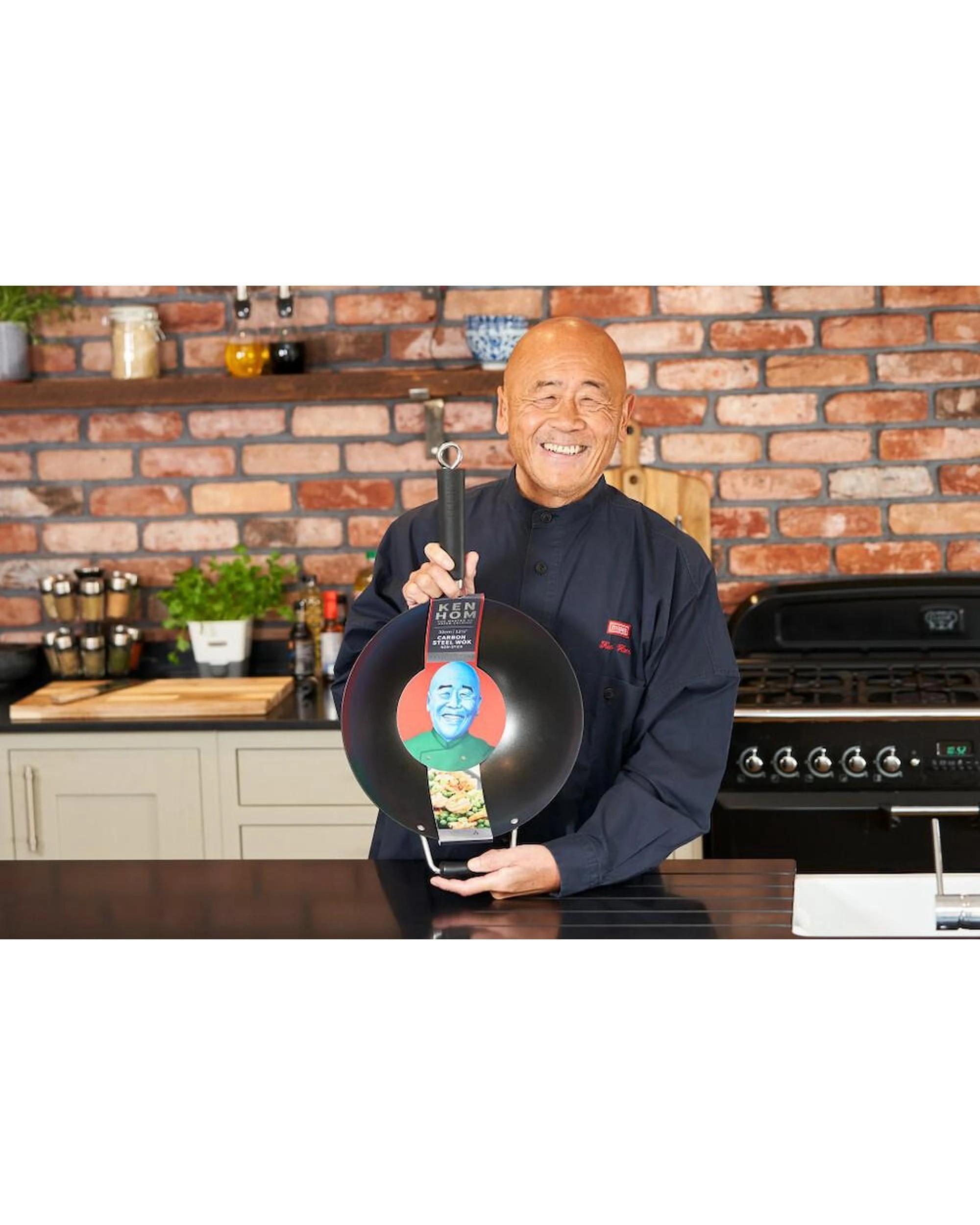 5 Ken Hom Excellence Nonstick Carbon Steel Wok 31cm, 5 of 7