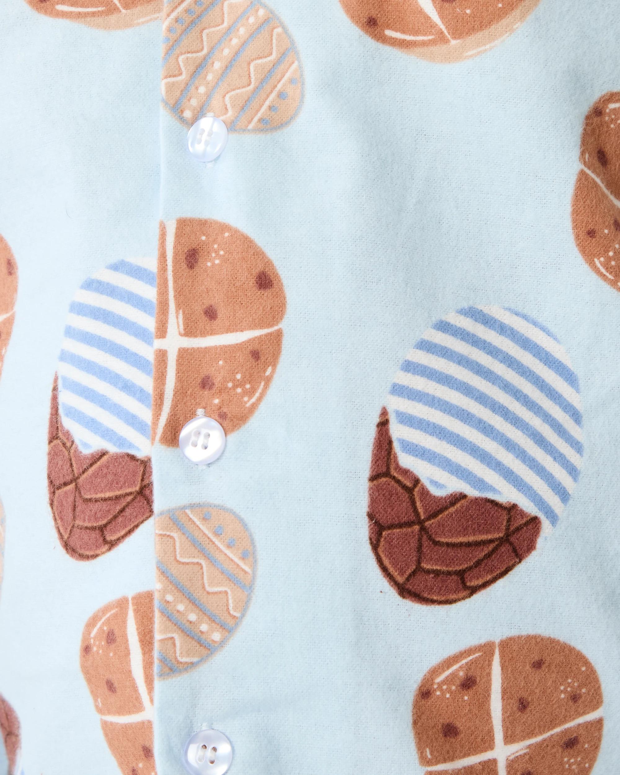 4 Flannel Family Matching Pyjama Set Blu Sweets, 4 of 8