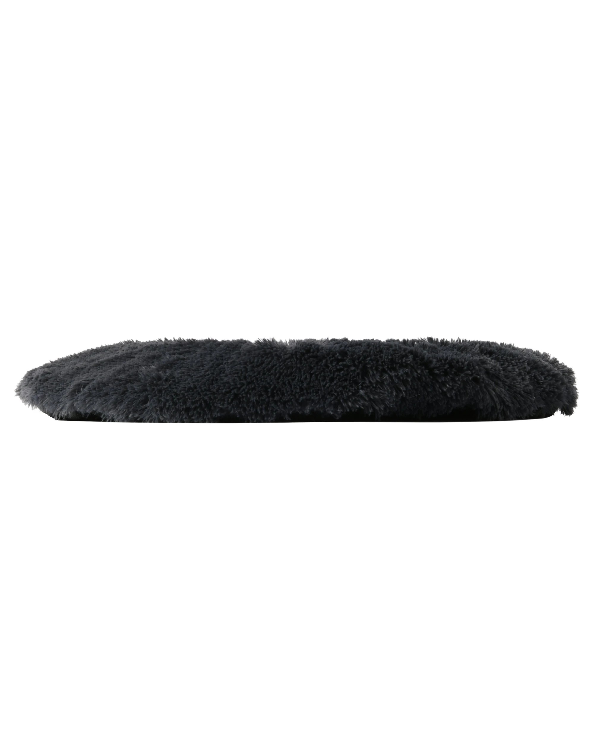 5 Charlie's Shaggy Faux Fur Round Calming Dog Mat Medium - Charcoal, 5 of 6