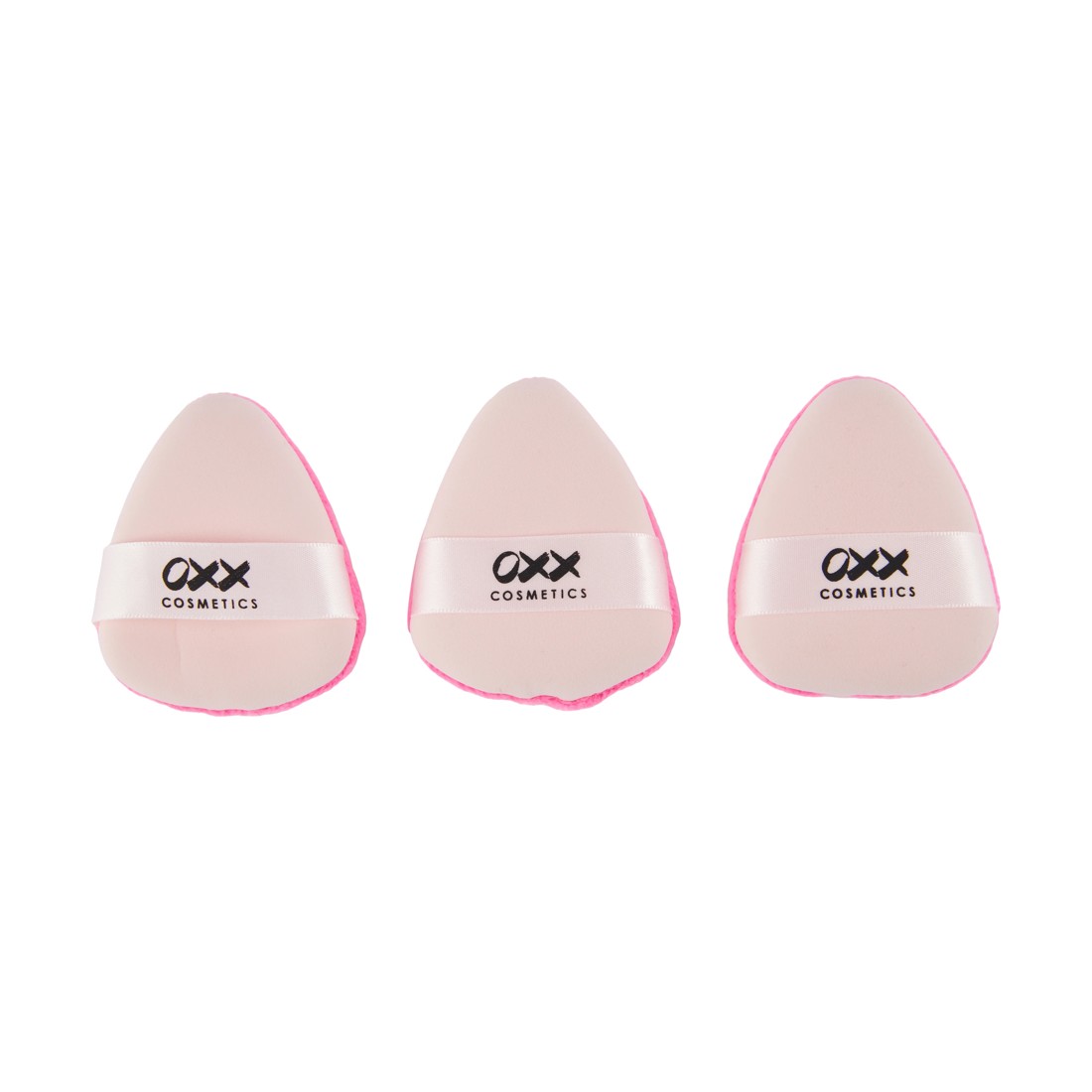 2 OXX Cosmetics 3 Pack Double Sided Powder Puff - Pink, 2 of 4