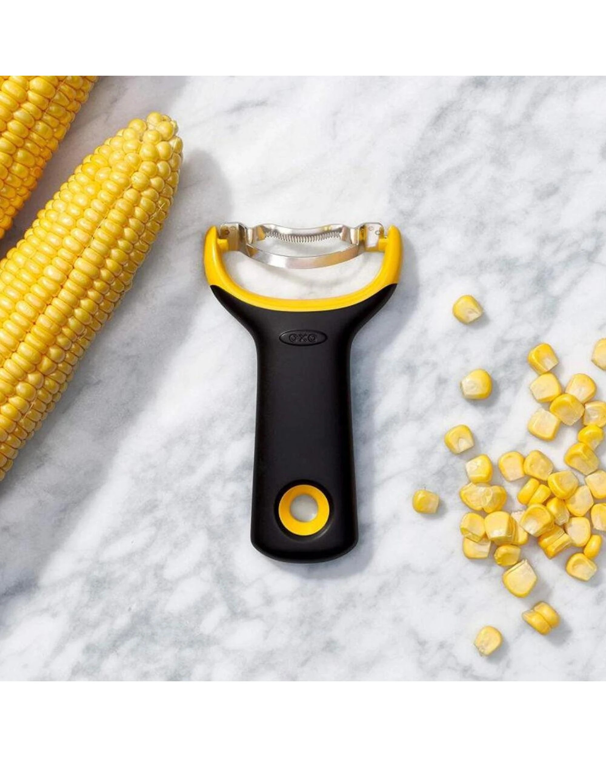 8 OXO Good Grips Soft Grip Corn Prep Peeler Y Shape Set of 2 - Black, 8 of 8