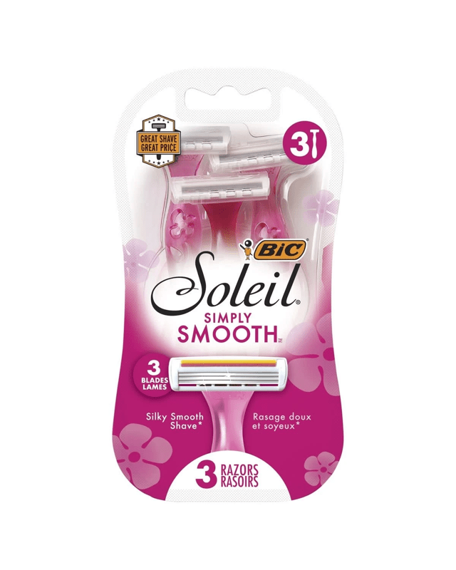 BIC 3 Pack Simply Soleil Womens Disposable Ra