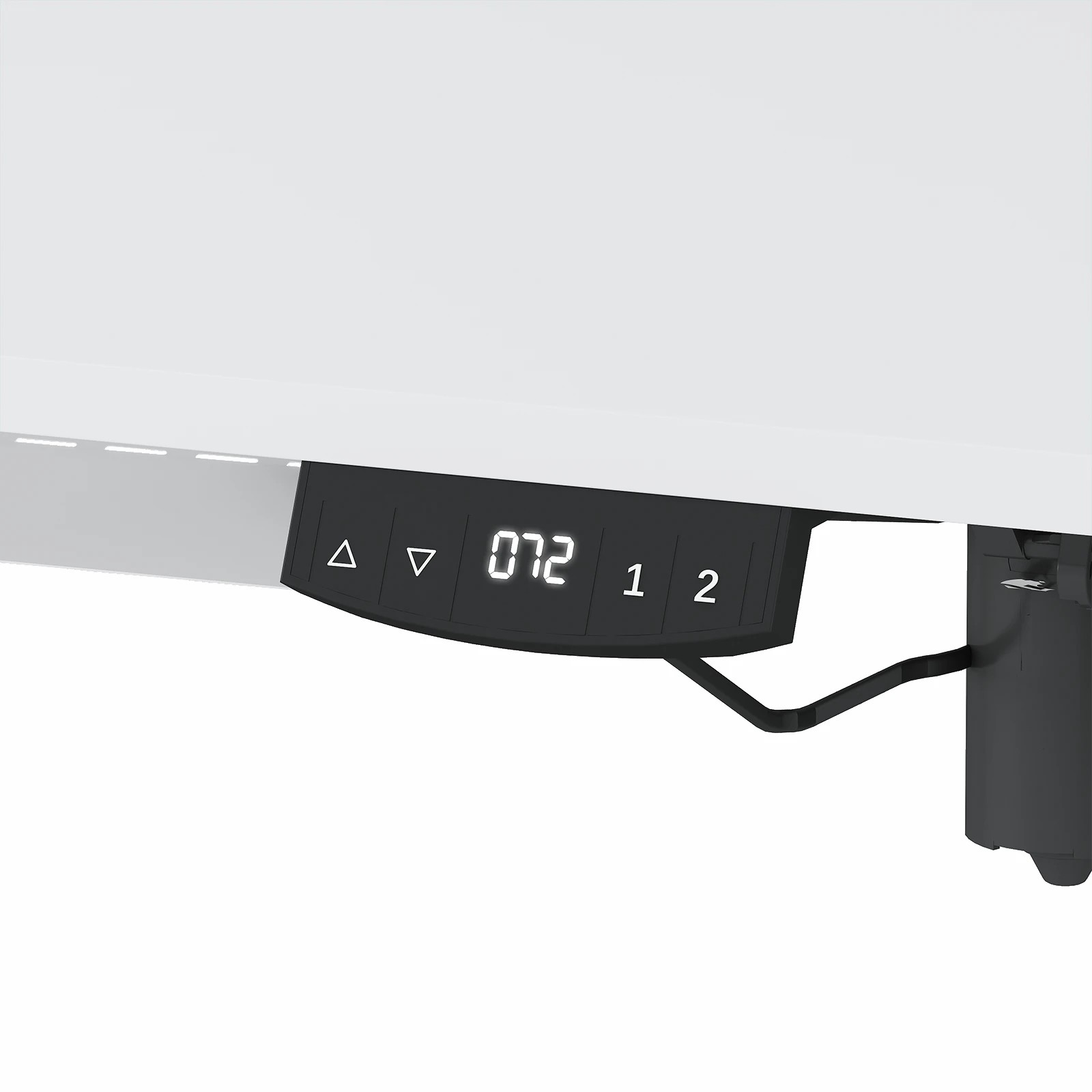 1 Advwin Electric Standing Desk Height Adjustable - White, 1 of 6