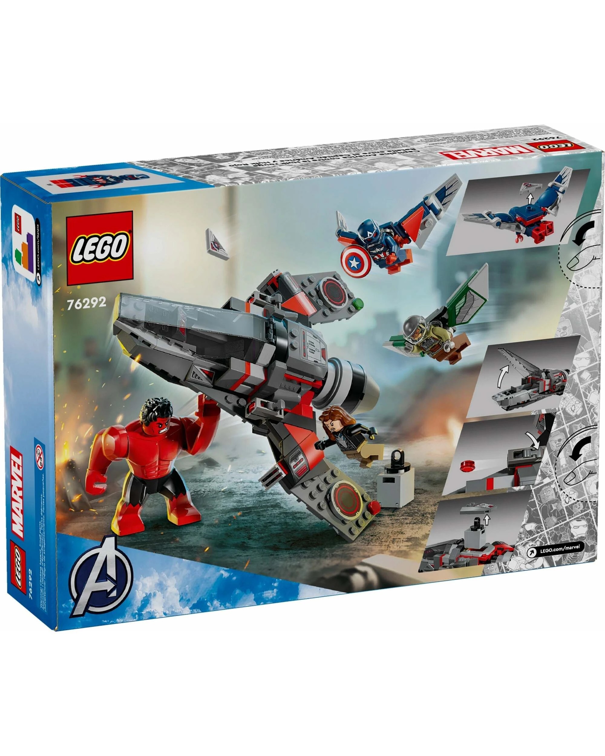 1 LEGO Marvel Captain America vs. Red Hulk Battle 76292, 1 of 5