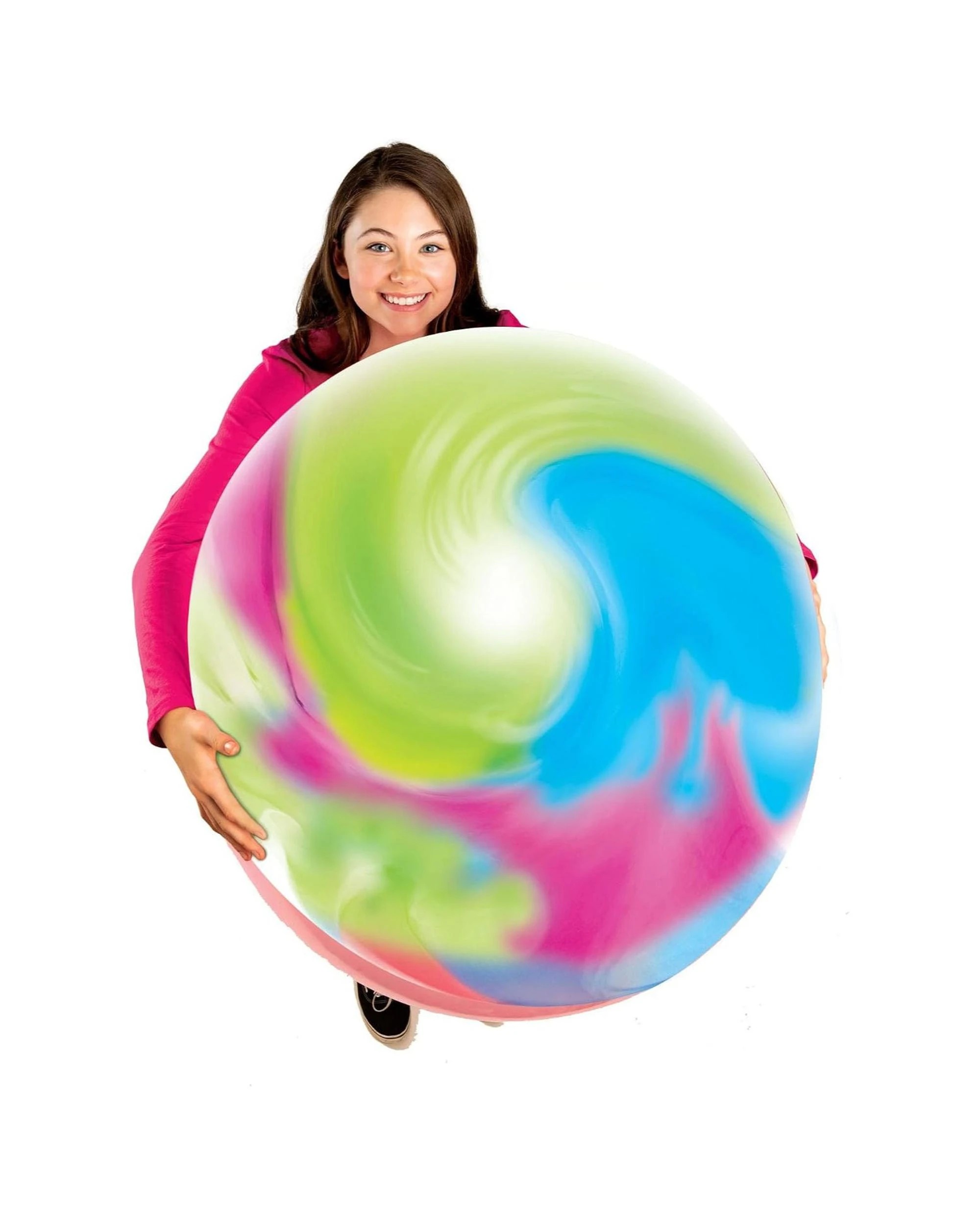 Groovy Wubble Bubble Ball Pink/Green/Blue - Kmart