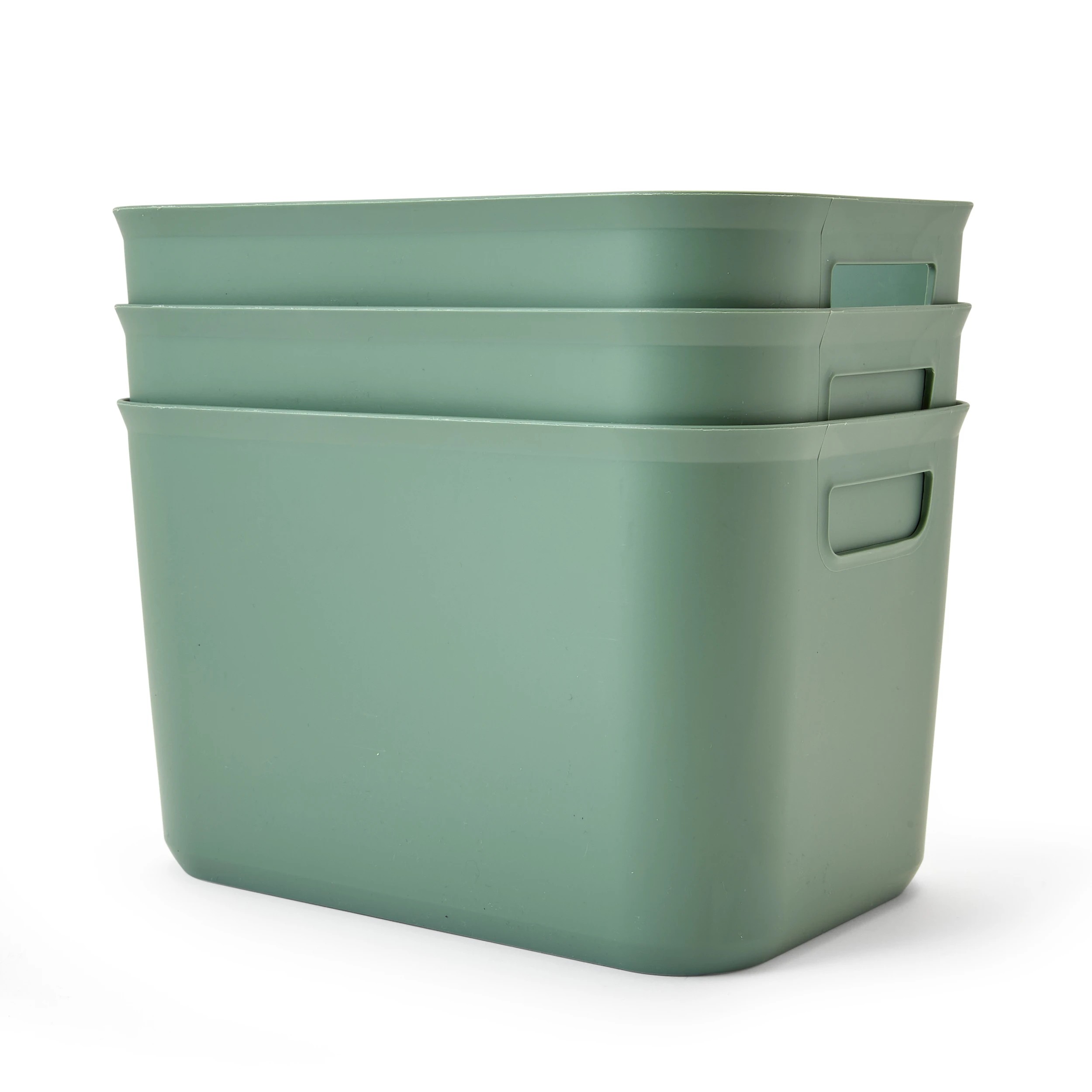 6 3 Pack 5.8L Utile Tubs - Green, 6 of 10