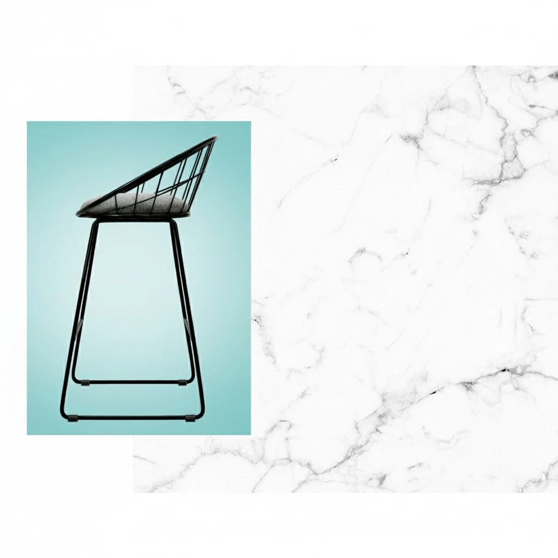 4 Artiss 4x Bar Stools Padded Seat Metal - Black, 4 of 6