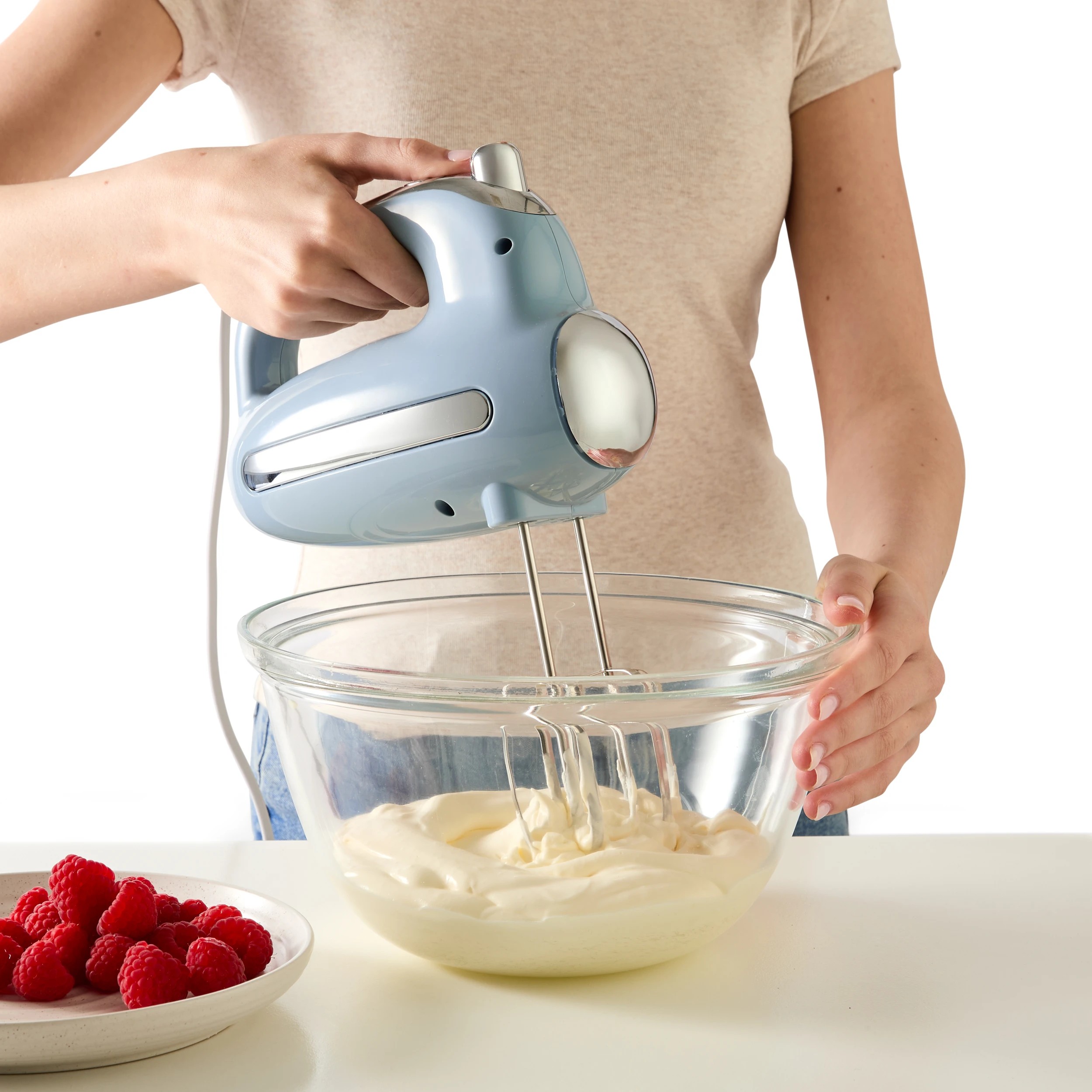 1 Hand Mixer - Blue, 1 of 9
