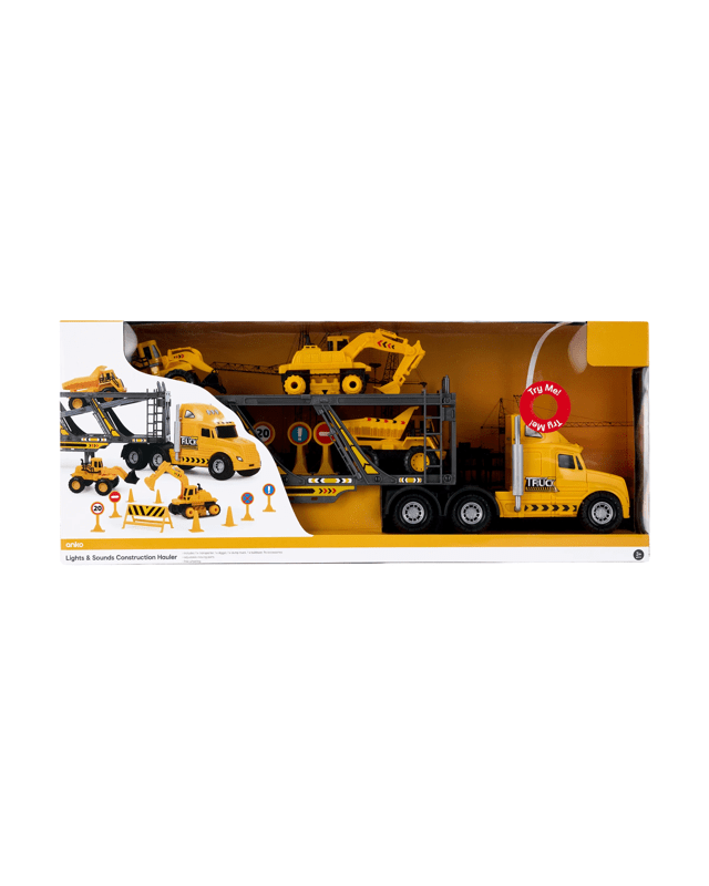 Lights and Sounds Construction Hauler Pla