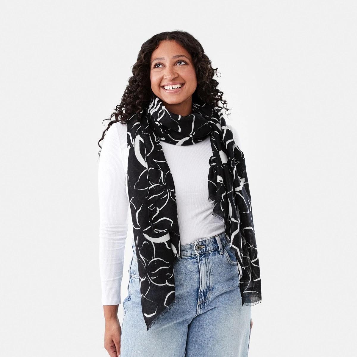 3 Lightweight Scarf Sktchflr B, 3 of 3