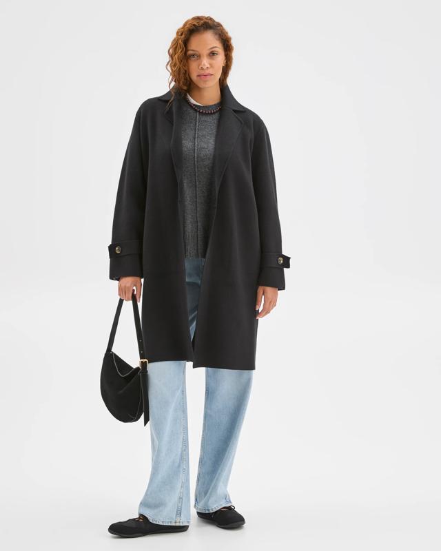 Target Woman Australian Cotton Blend Knitted Trench Ja