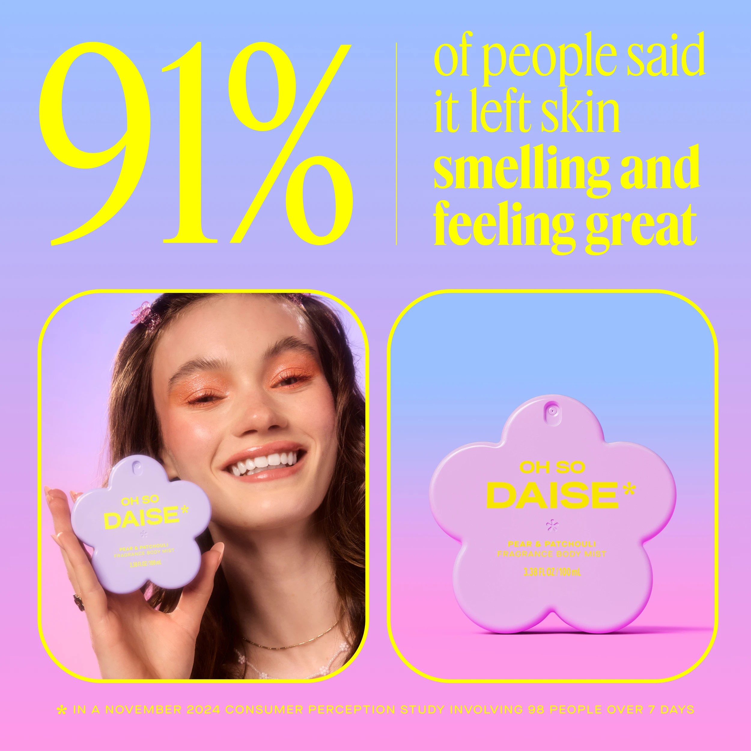 10 Daise Oh So Fragrance Body Mist 100ml - Pear and Patchouli, 10 of 10