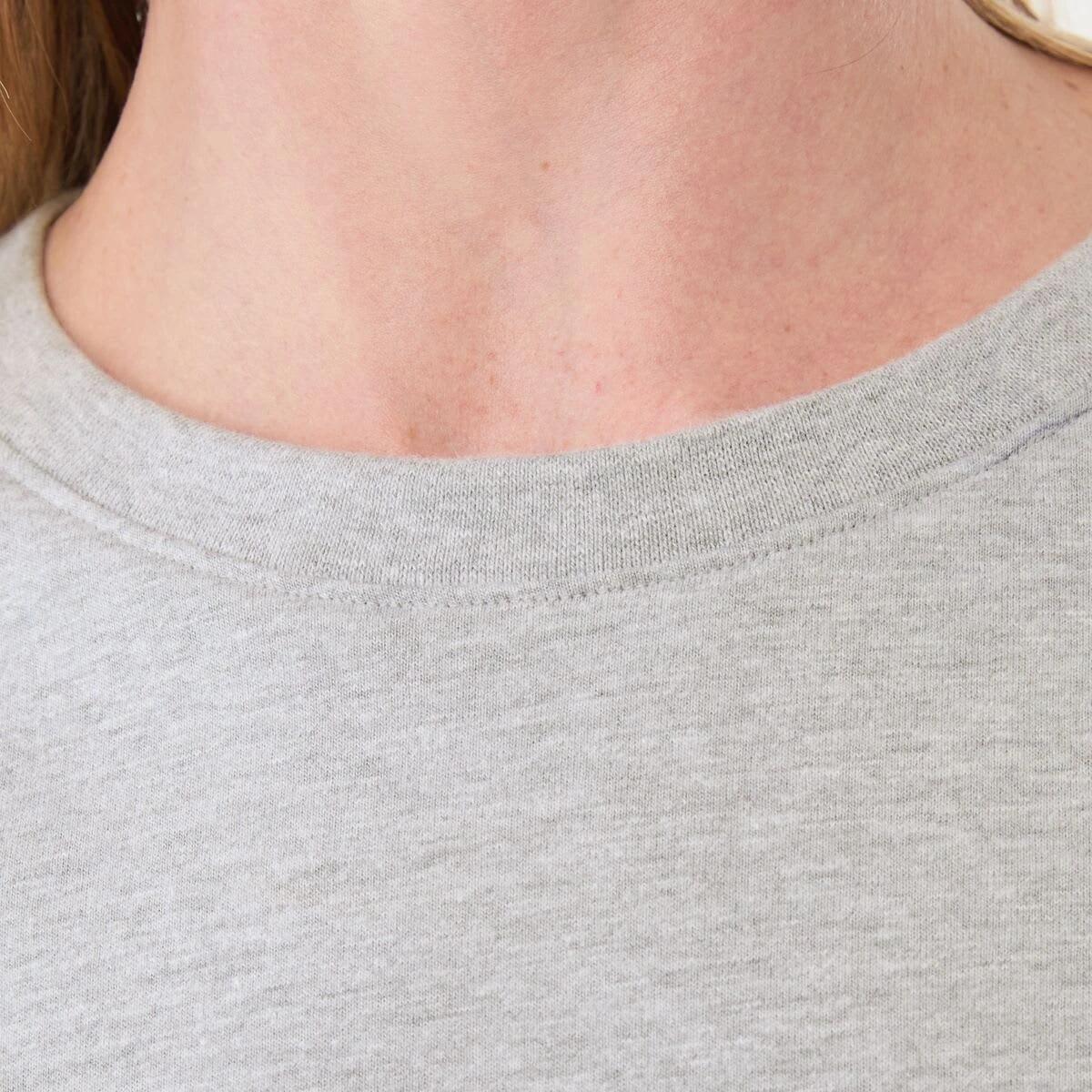 5 Short Sleeve Oversized Boyfriend T-shirt SILVER MARLE, 5 of 5