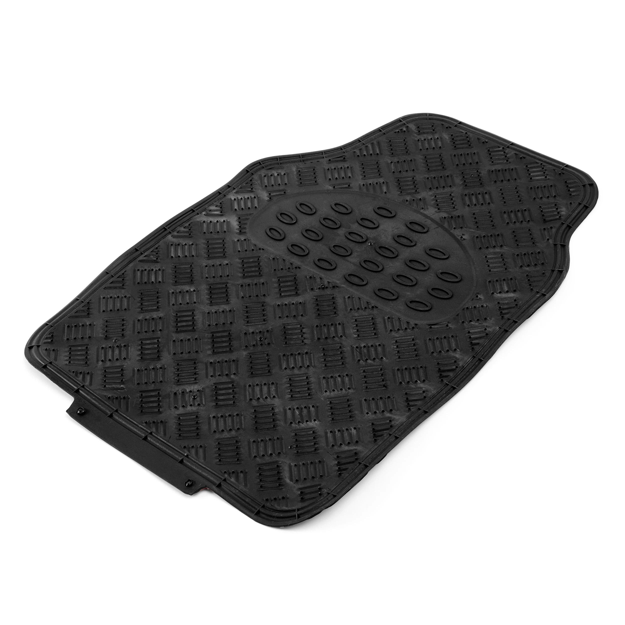 5 4 Pack Metallic Floor Mats - Red, 5 of 9