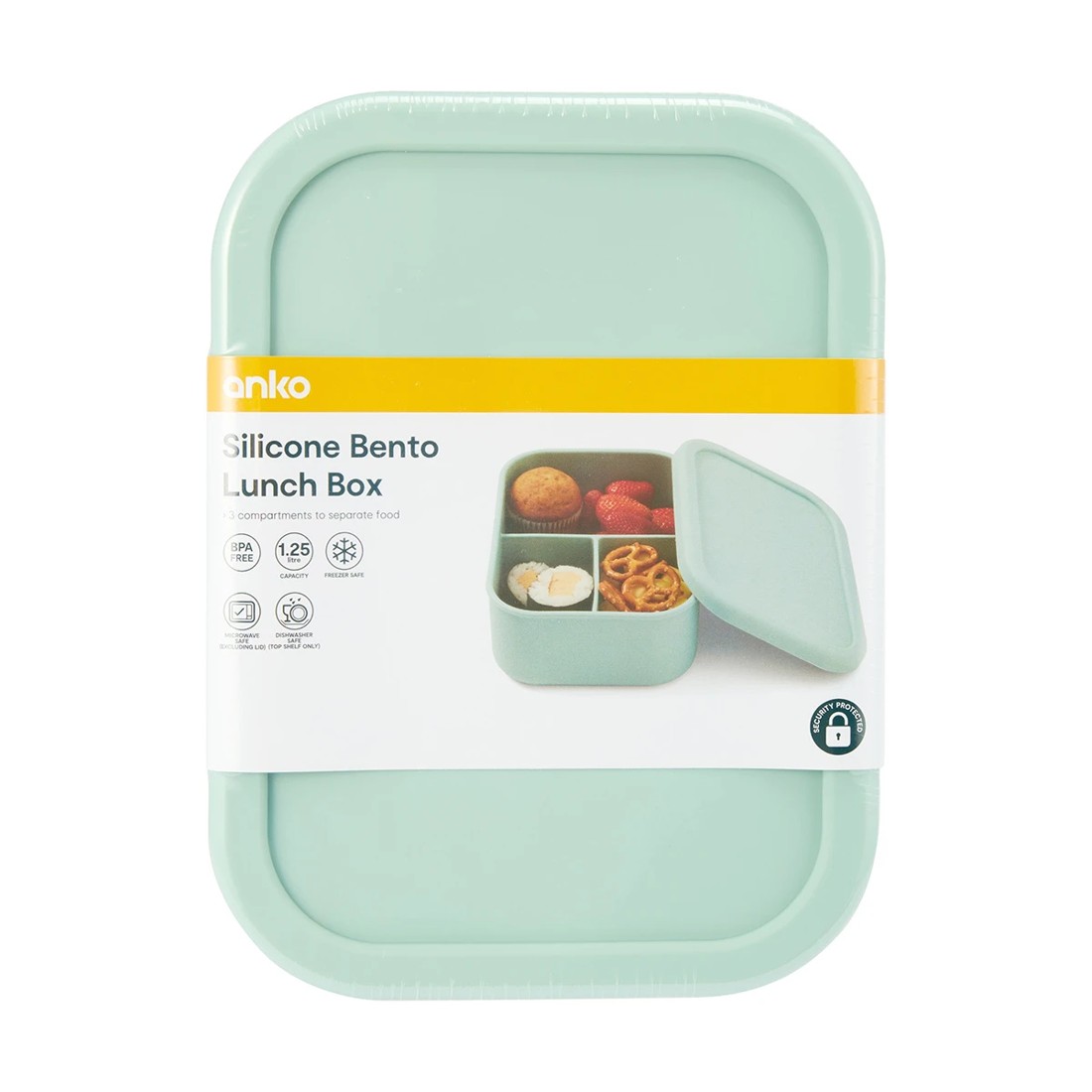 8 Sage Silicone Bento Lunch Box, 8 of 8