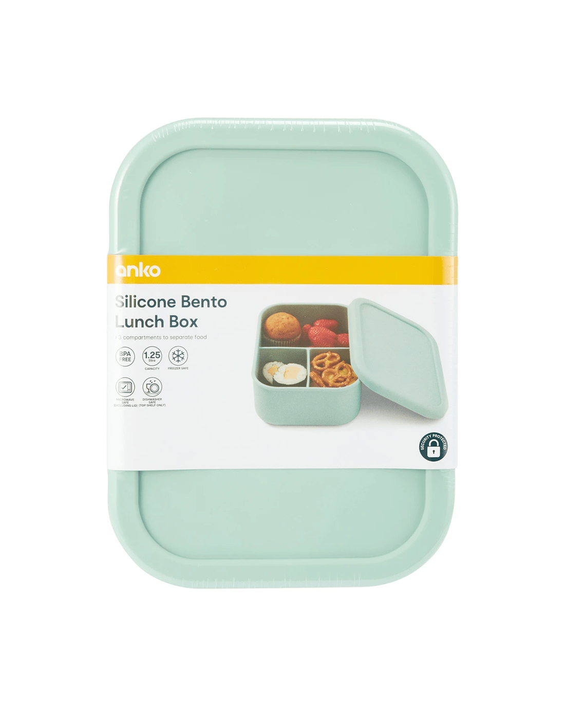 8 Sage Silicone Bento Lunch Box, 8 of 8