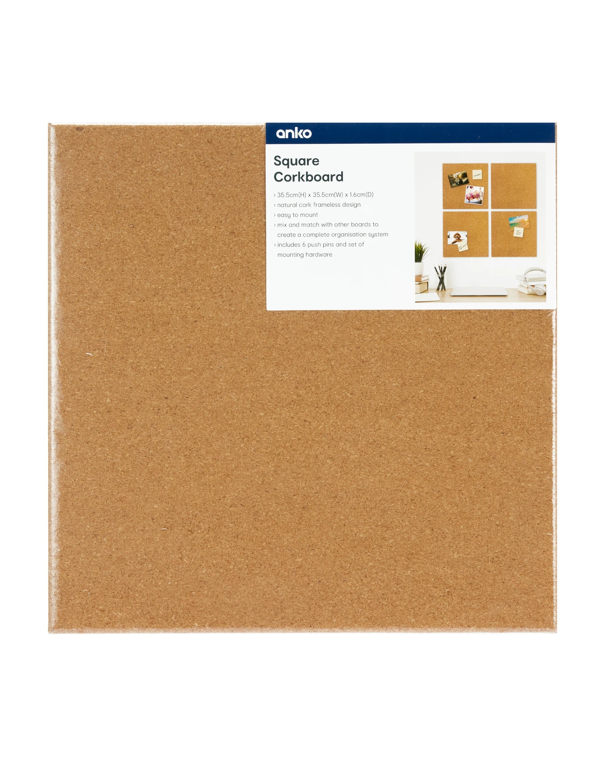 6 Square Corkboard, 6 of 7