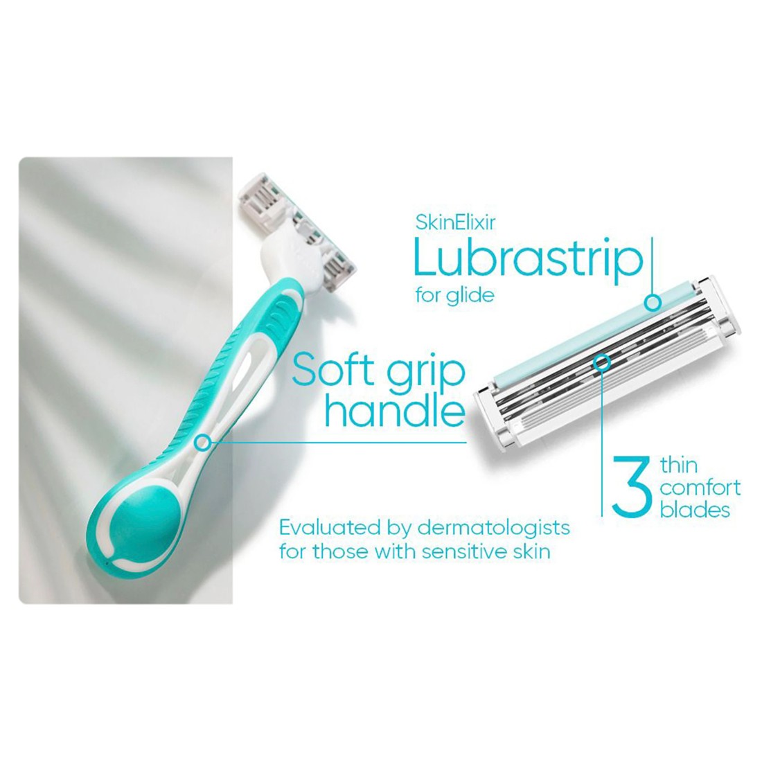 6 Gillette 4 Pack Simply Venus Disposable Razors, 6 of 7