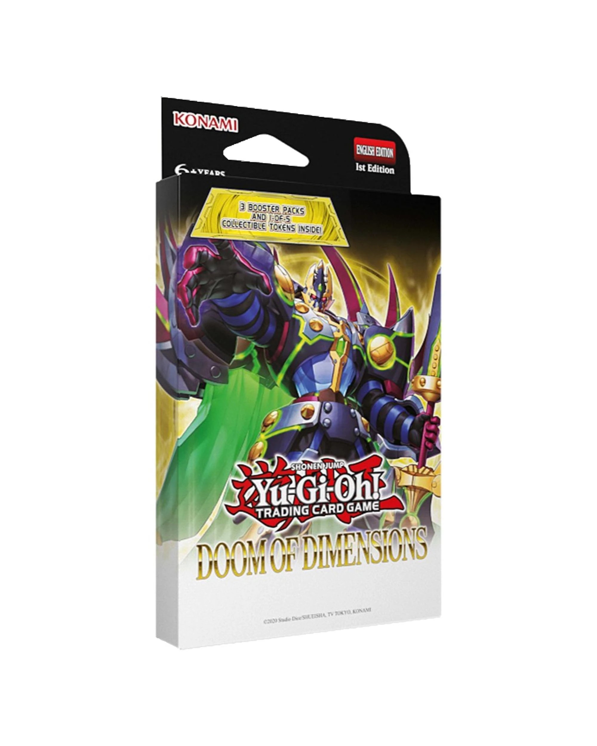 1 Yu-Gi-Oh! TCG: Doom of Dimensions 3 Booster Pack Tuckbox, 1 of 2