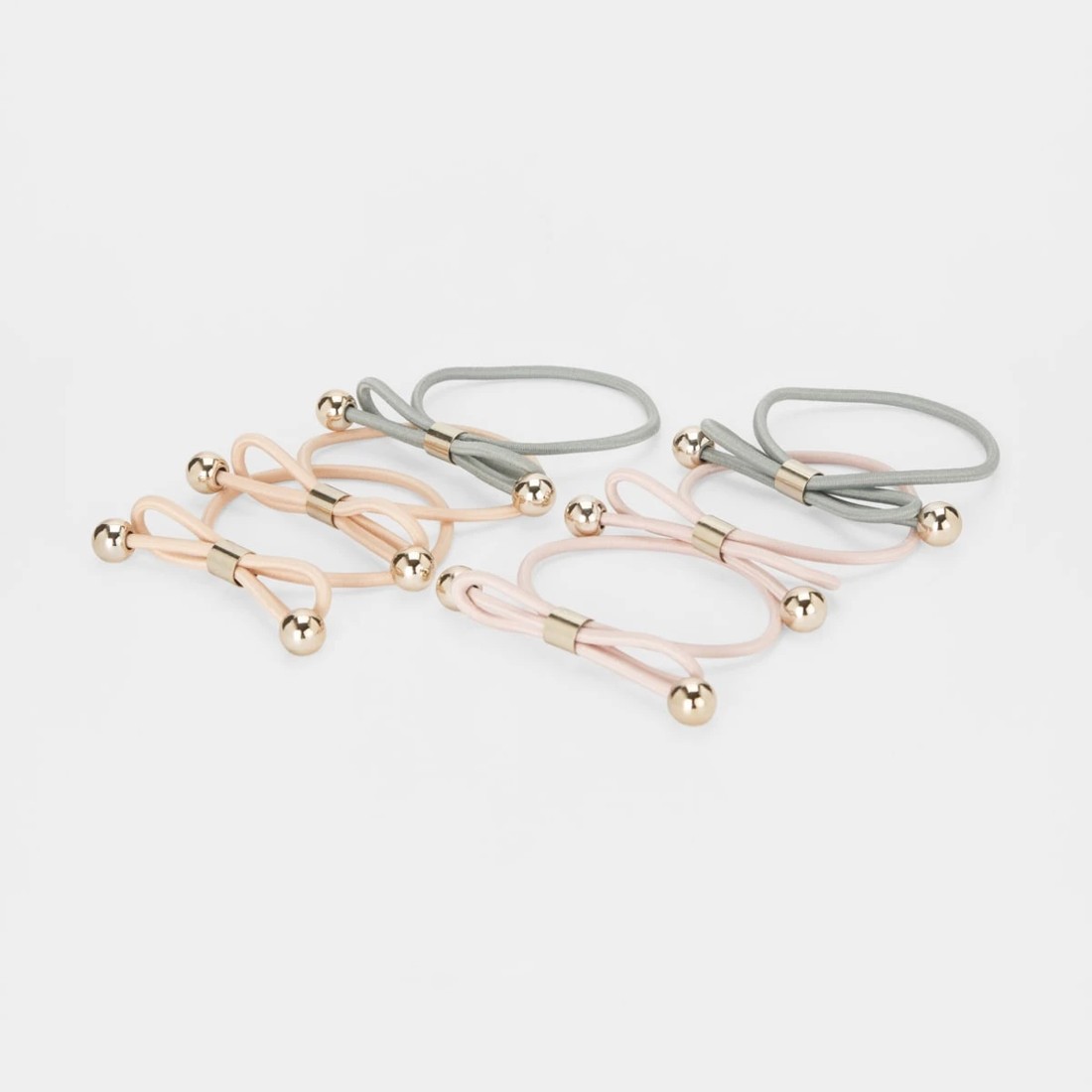 2 6 Pack Bow Bobble Hair Ties, 2 of 5