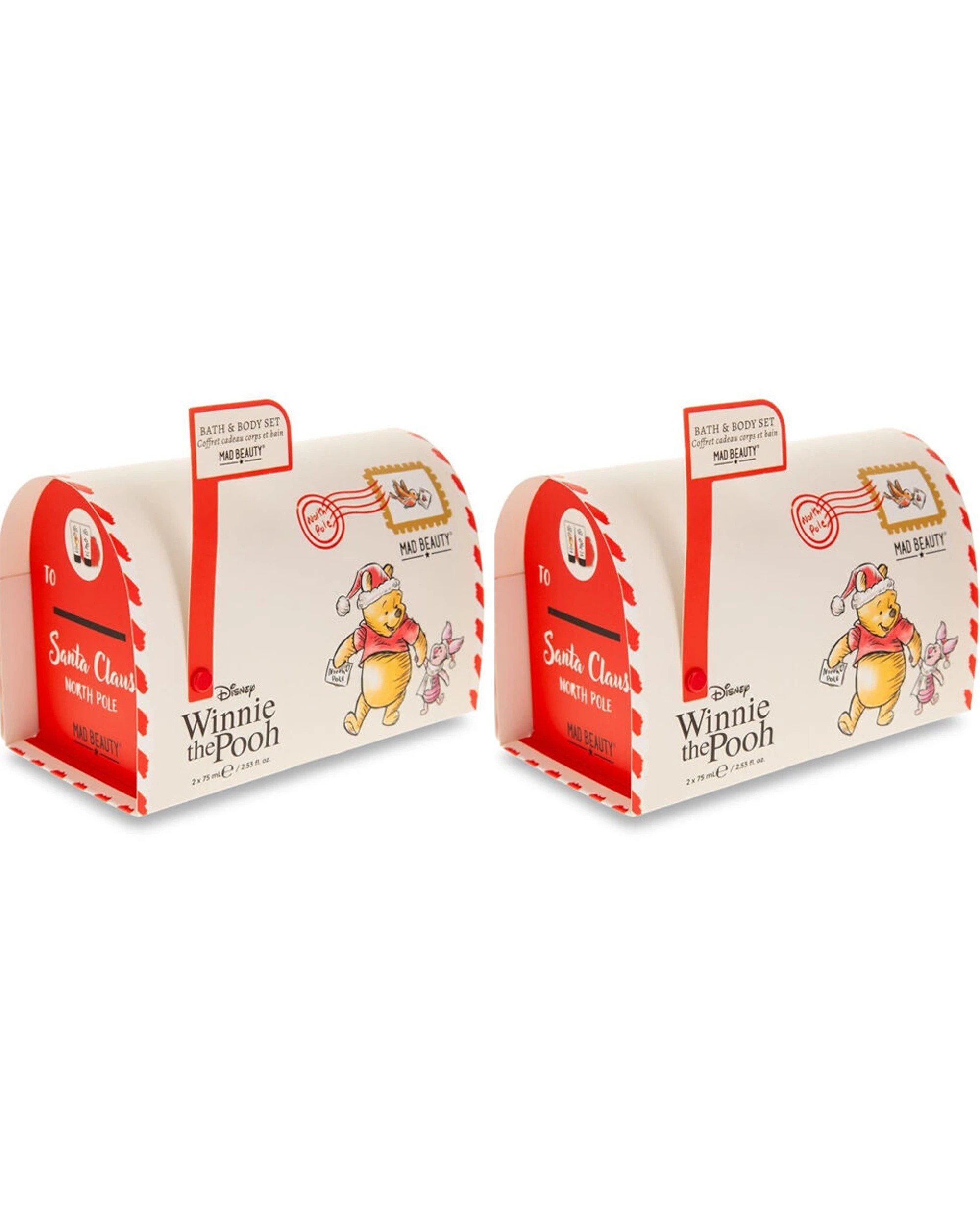 1 Disney 2PK Winnie The Pooh Festive Scented Bath & Body Set Honey 150ml - Multi, 1 of 4