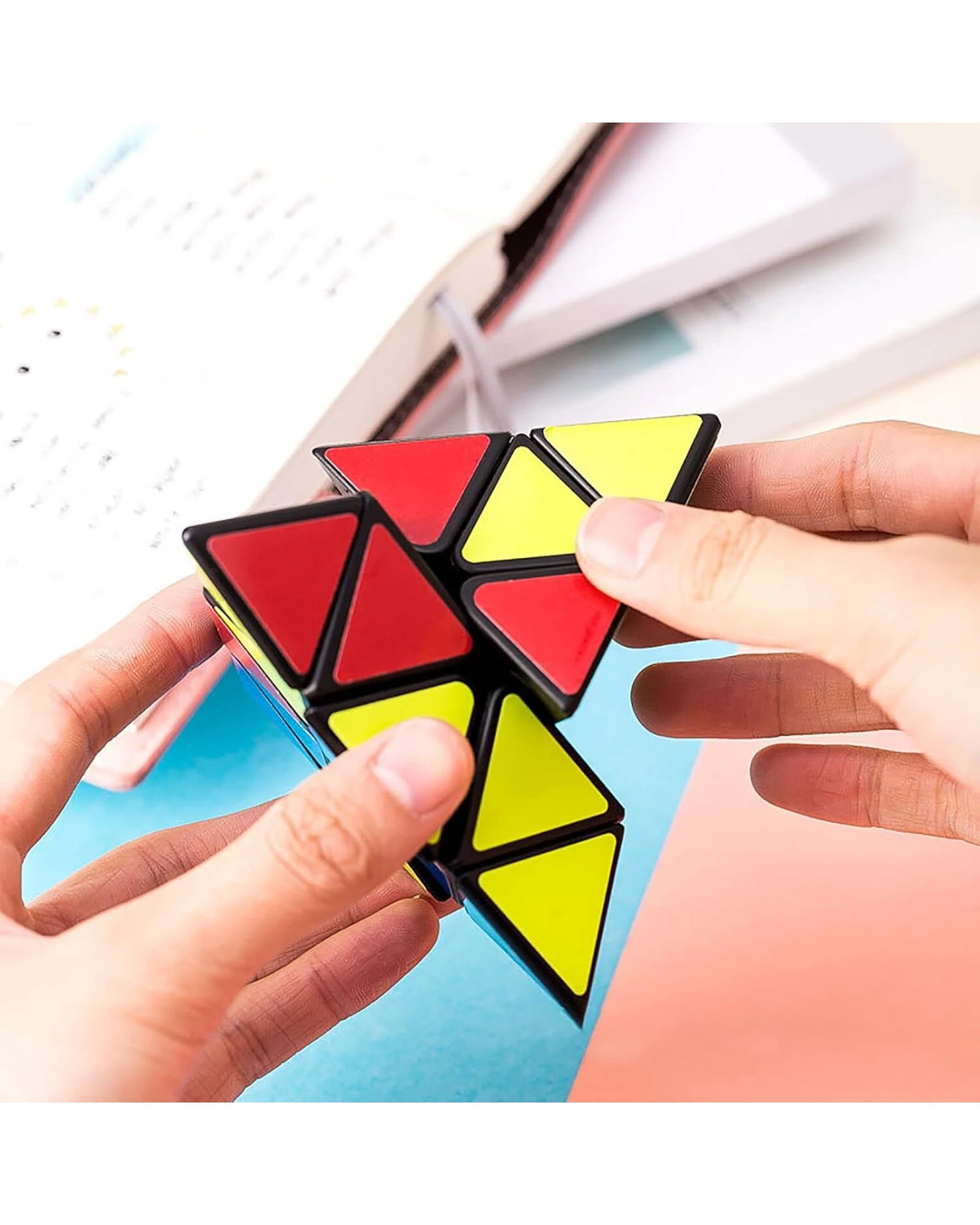 6 BR Toys 3x3 Triangle Speed Cube Puzzle for Brain Teasers and Educational Play, 6 of 6