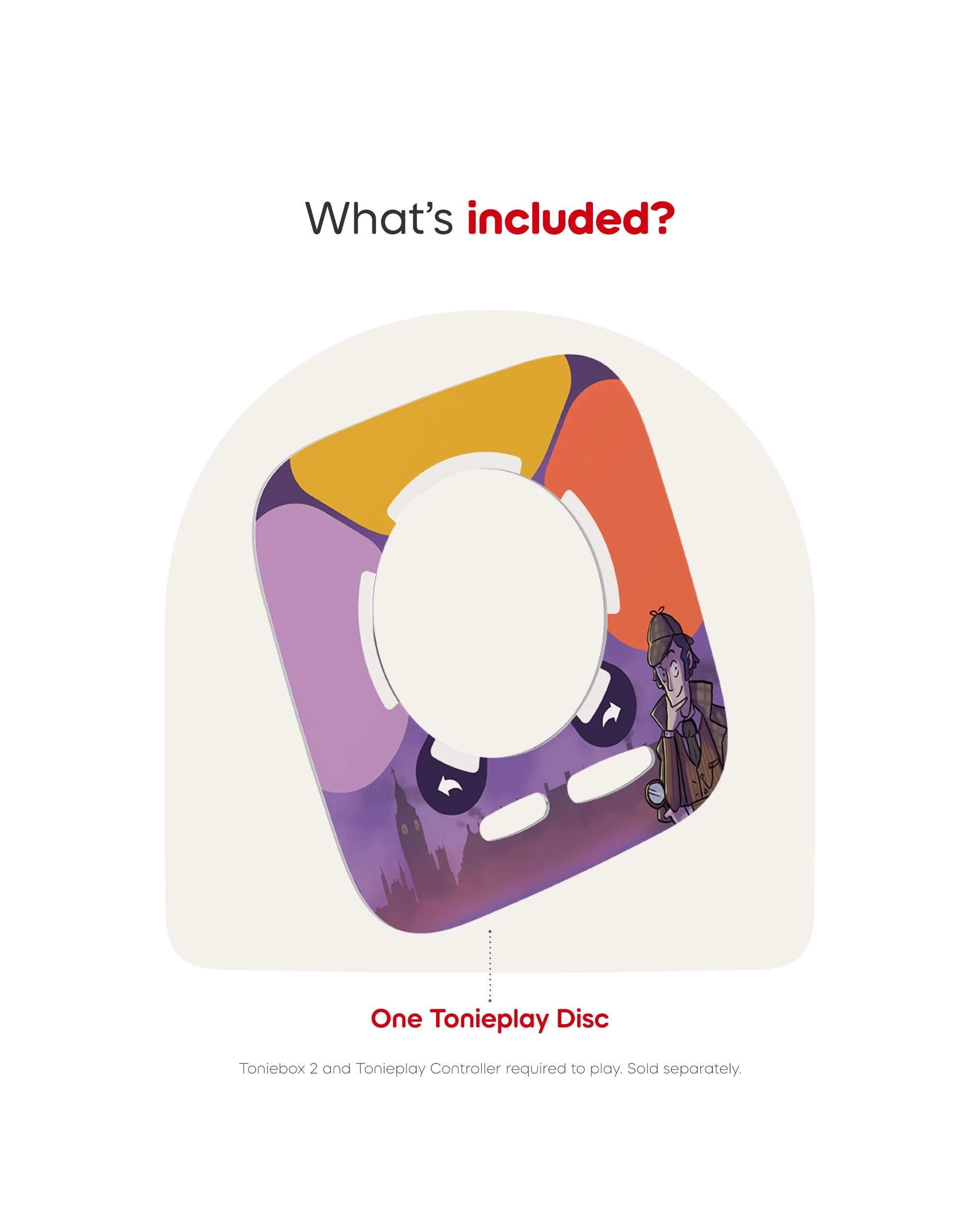 5 Tonies  The Junior Detectives - Case of the Missing Genius - Find Sherlock! - Tonieplay Story - Multi, 5 of 7