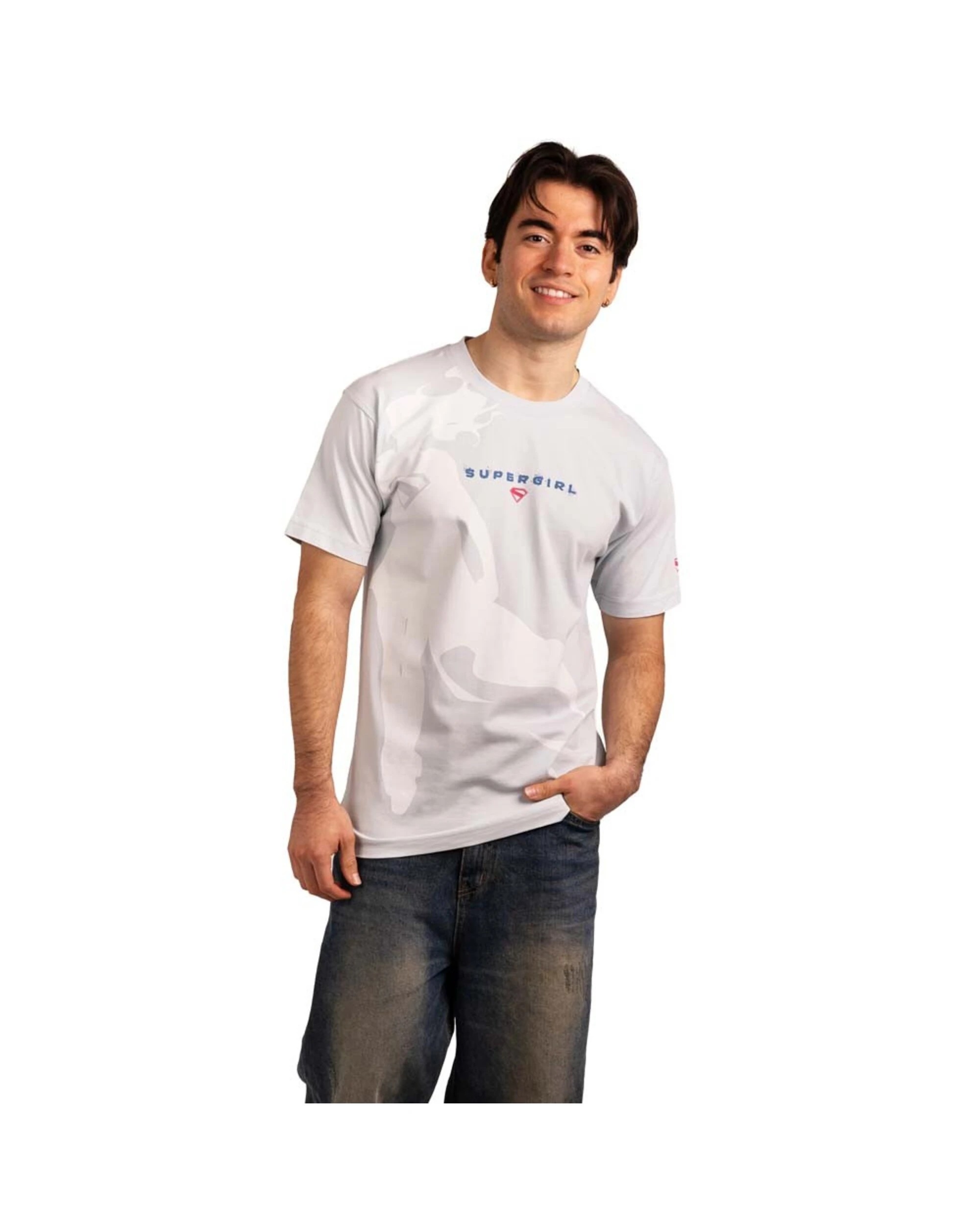 4 DC Comics - Supergirl (2026) - Supergirl T-Shirt - Grey, XL - XL - Grey, 4 of 4