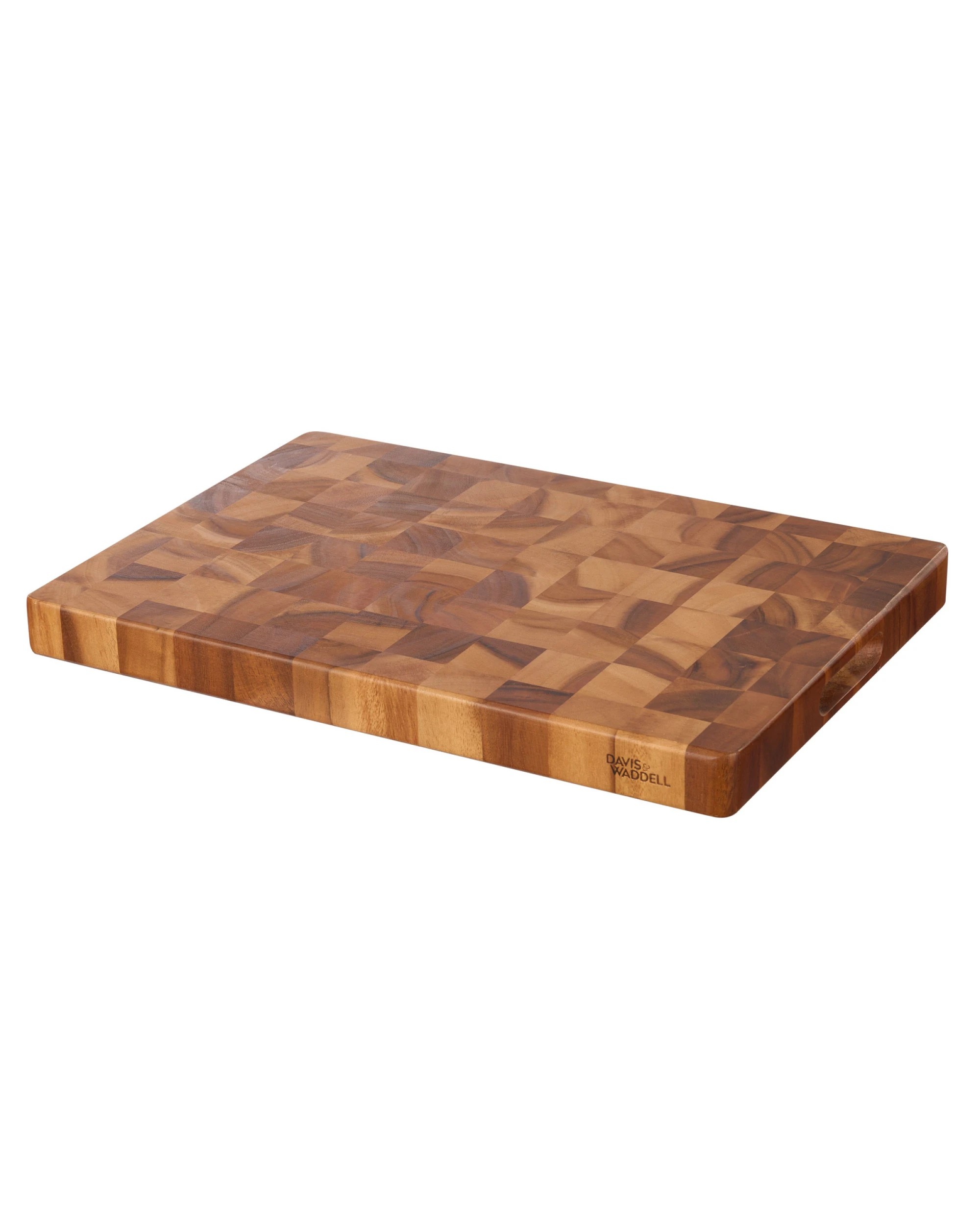 1 Davis & Waddell Acacia Wood End Grain Cutting Board Chopping Serving - 50x35cm, 1 of 3
