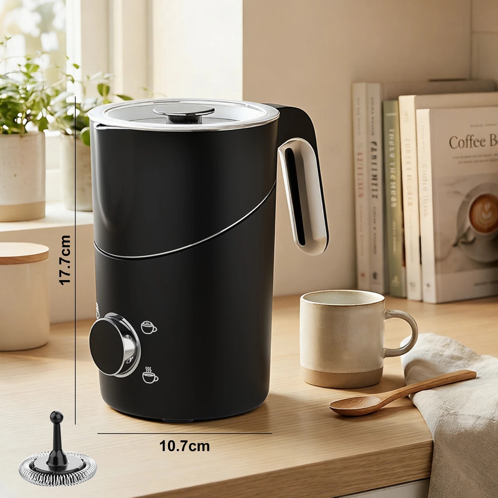 7 Advwin Electric Milk Frother, 4-IN-1 Milk Foam Frother & Warmer with 600ml Milk Jug, 7 of 7
