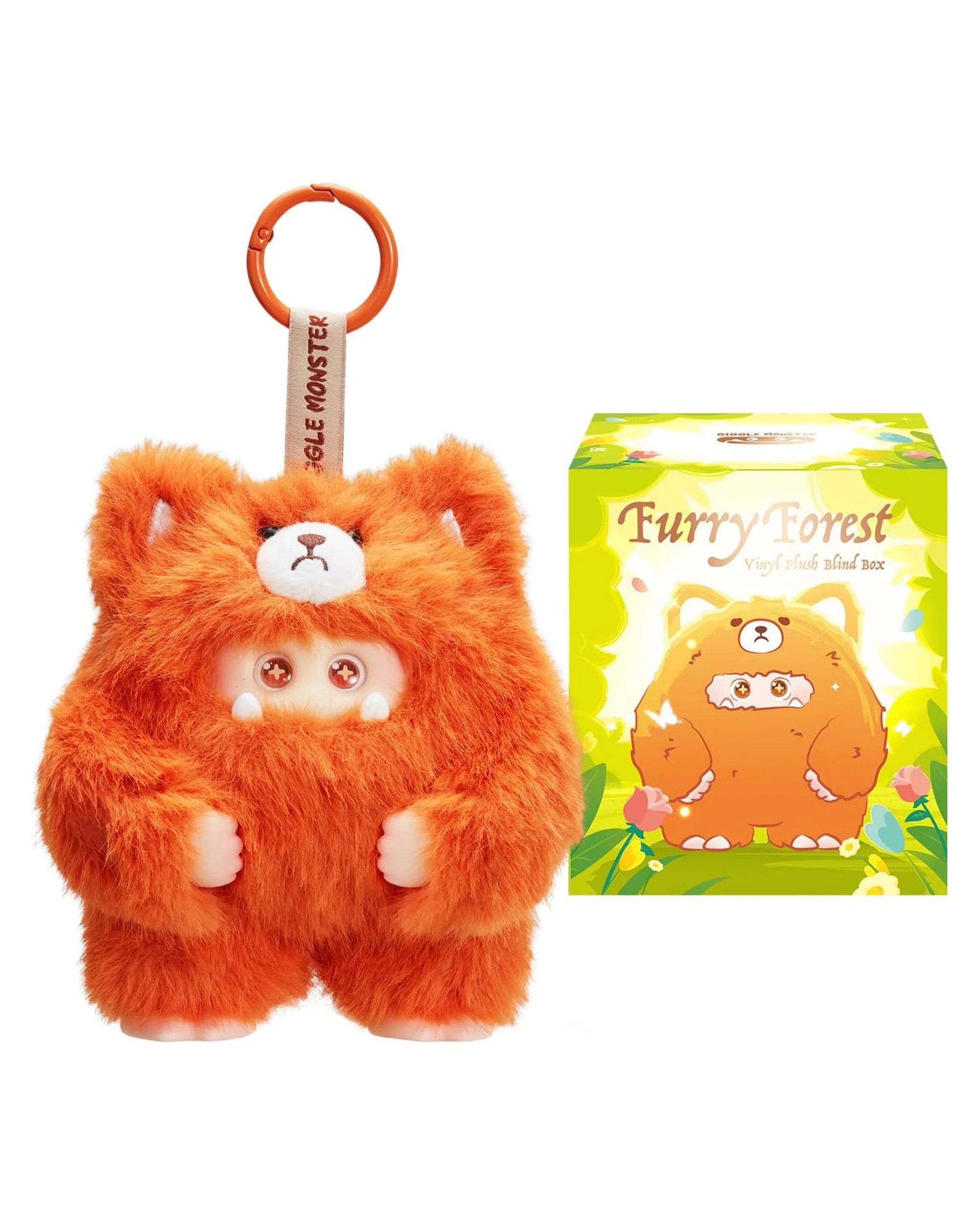 1 OHKU Giggle Monster Furry Forest Series Plush Blind Box, 1 of 8