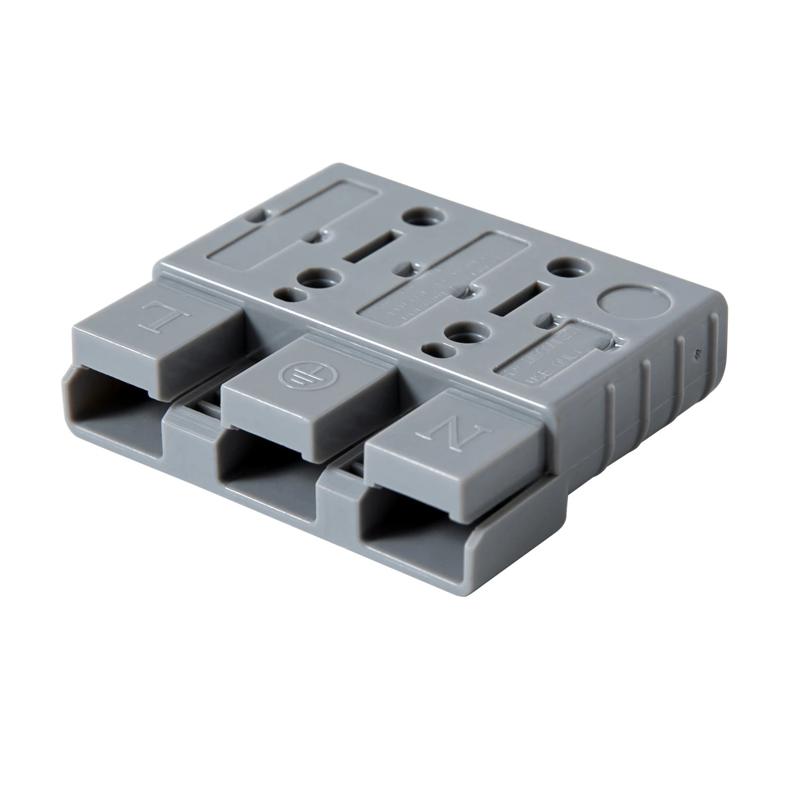 7 VoltX Flush Mount 3 Pin 50A Anderson Plug Holder Fit Dual Battery DCDC Charger, 7 of 10