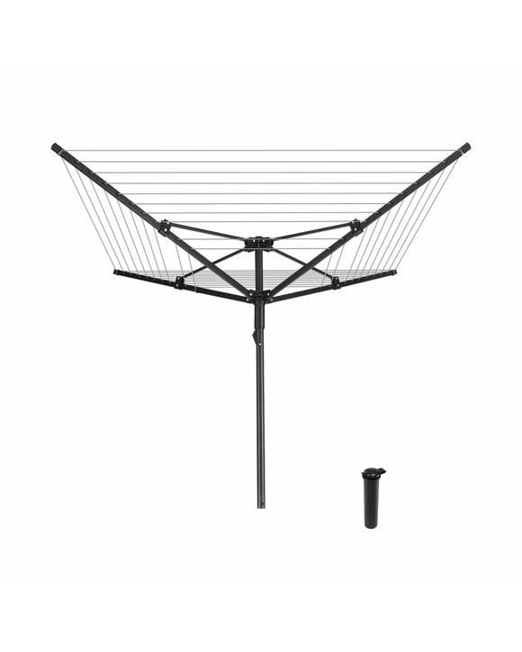 Ausway 10 Line Clothesline 4 Arm Clothes Airer Drying Rack Rotary Line