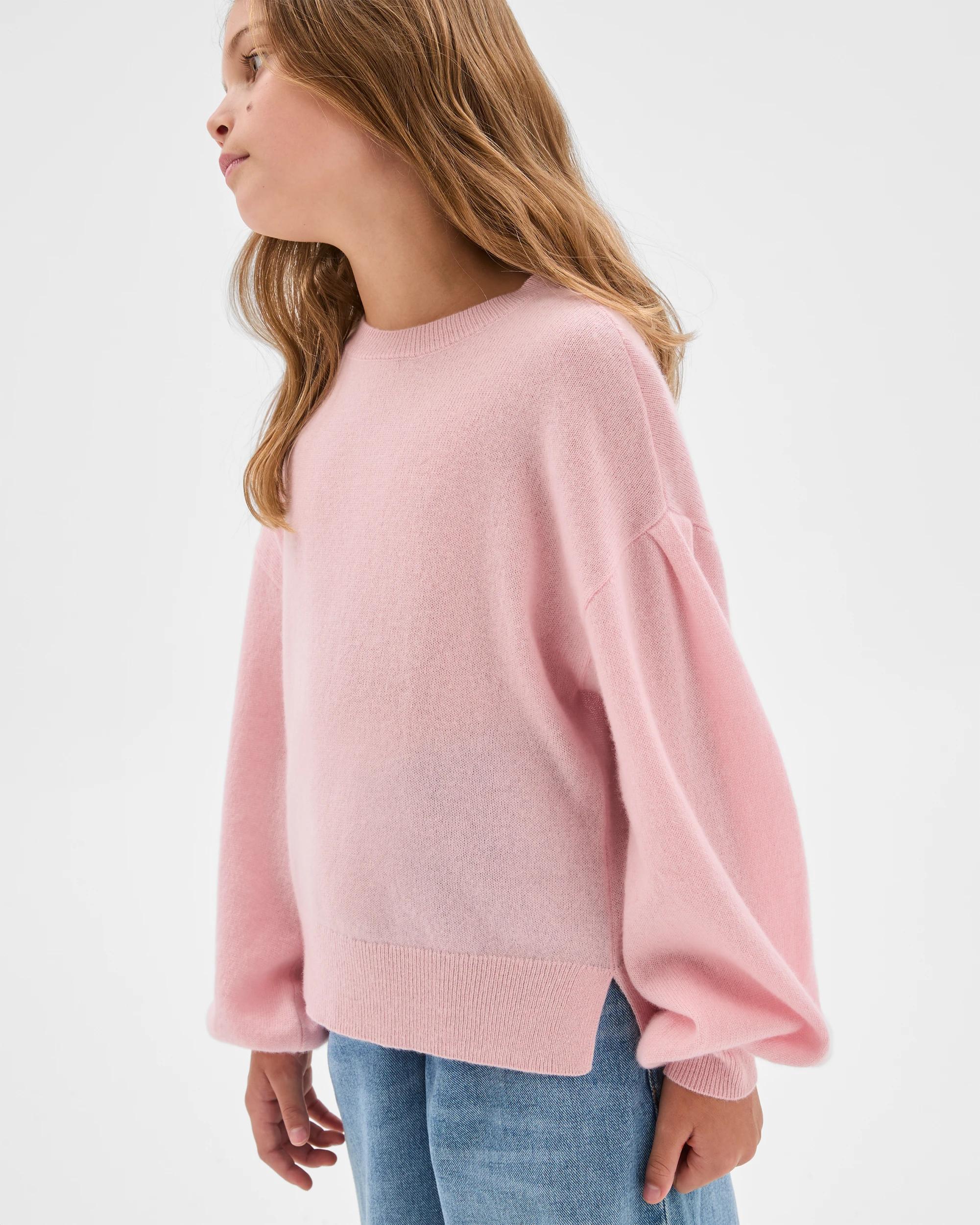3 Target Kids Cashmere Long Sleeve Knit Jumper PINK, 3 of 7