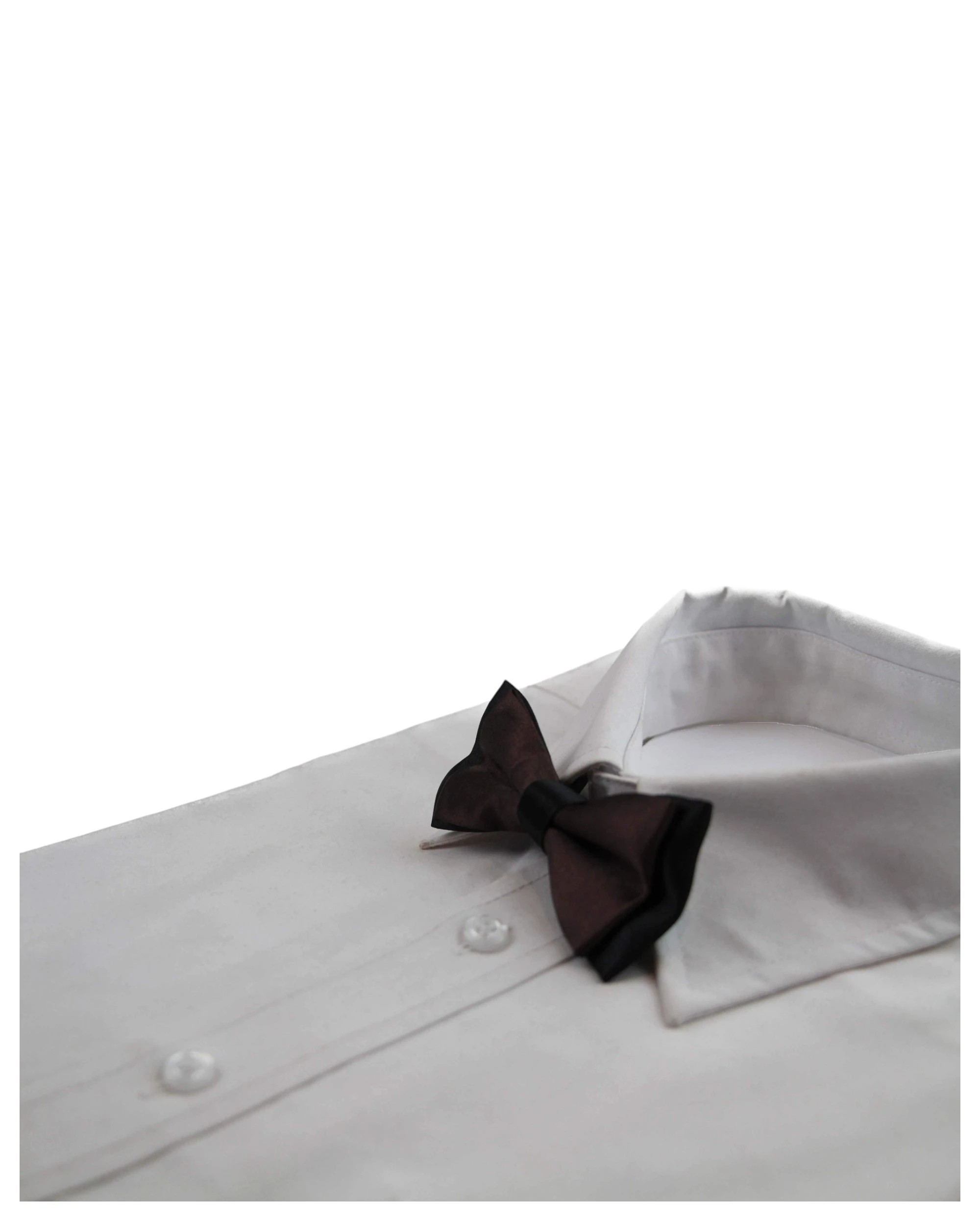1 Zasel Boys Dark Brown Two Tone Layer Bow Tie - Multi - Multi, 1 of 3
