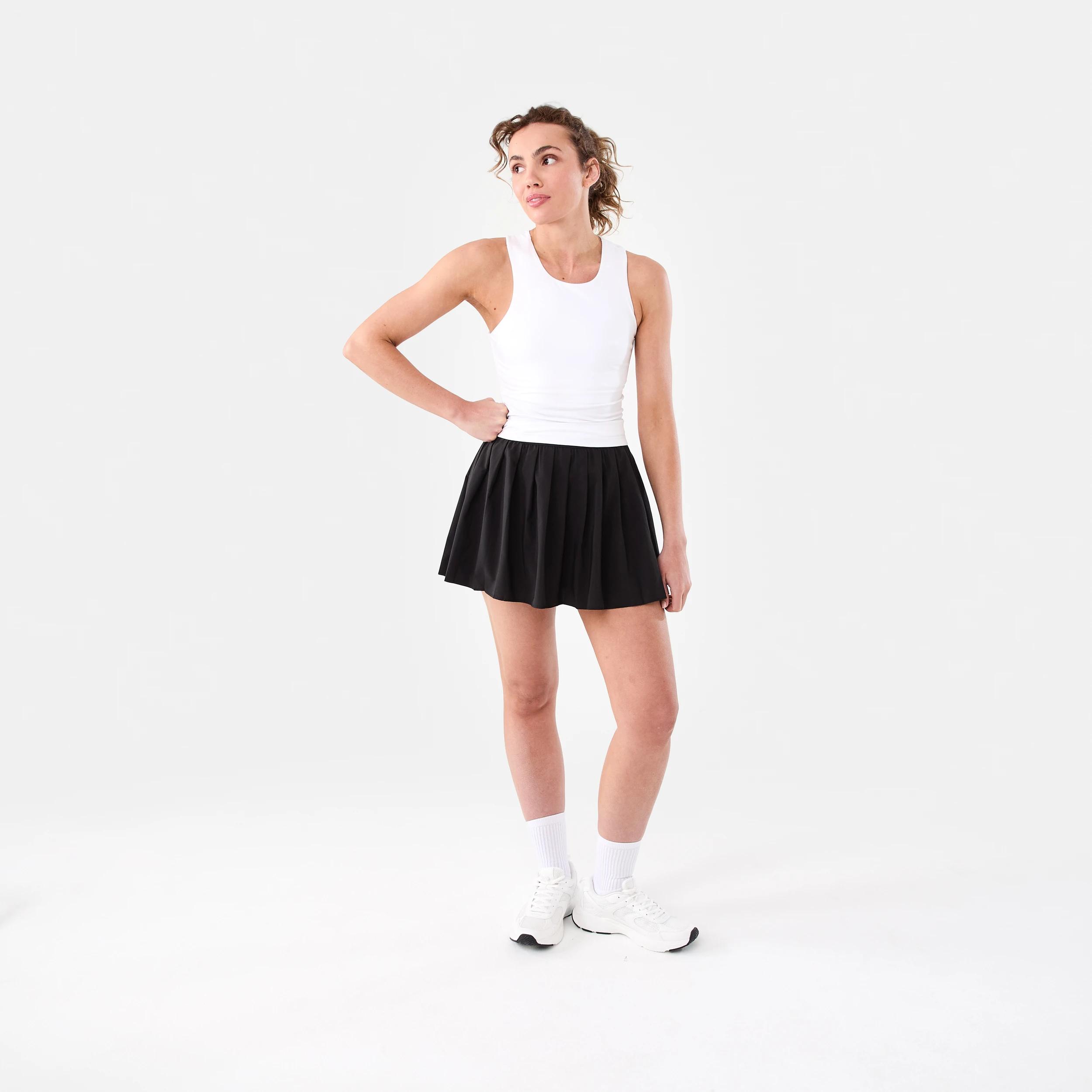 3 Active Womens Pleated Skort BLACK, 3 of 8
