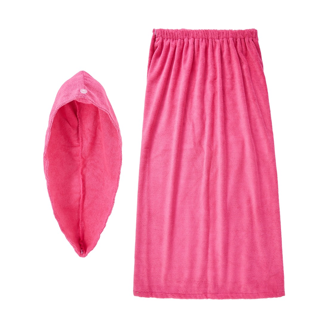 2 OXX Bodycare Hair Turban and Body Wrap Set, 2 of 6