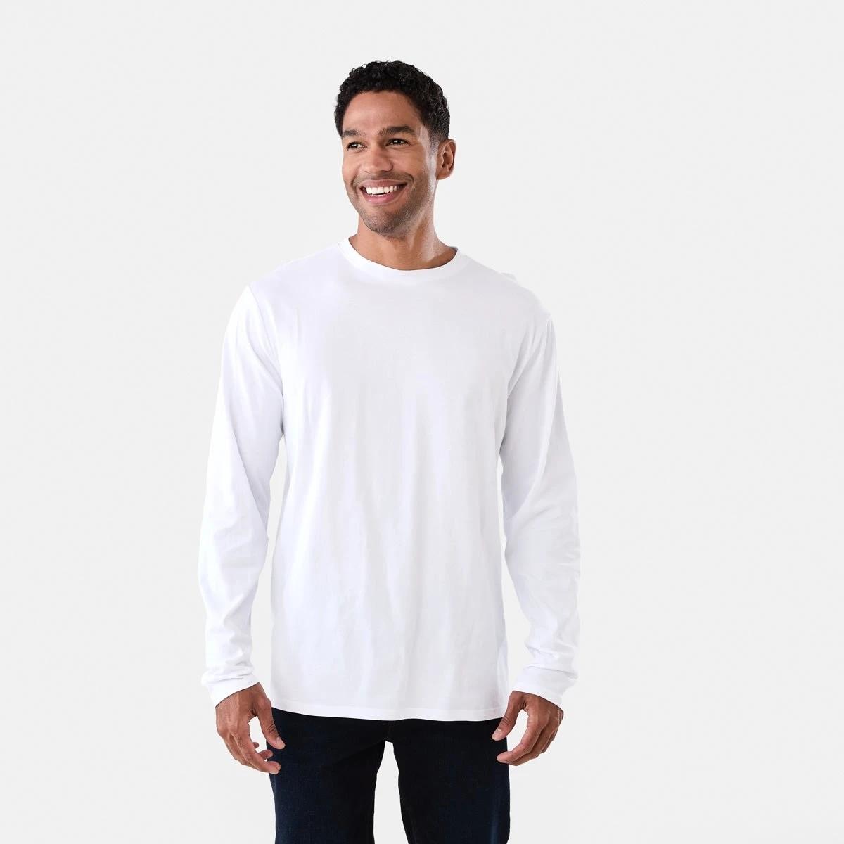 1 Long Sleeve Core T-shirt White, 1 of 5