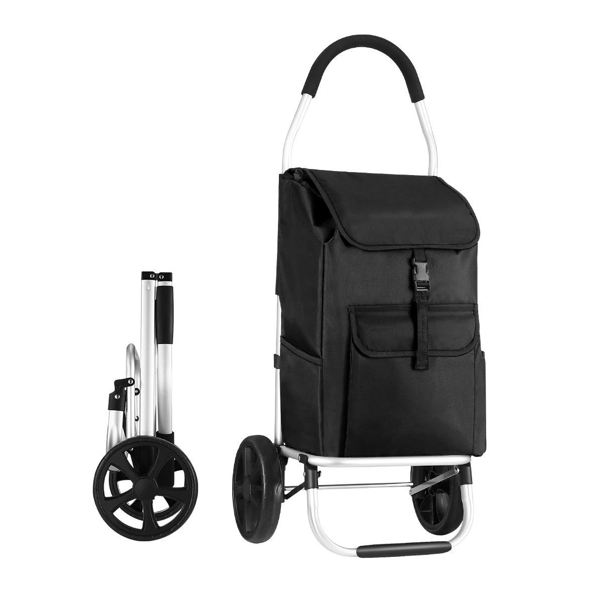 1 AUSWAY Shopping Cart Trolley Bag Dolly Foldable Grocery Aluminium Waterproof, 1 of 1