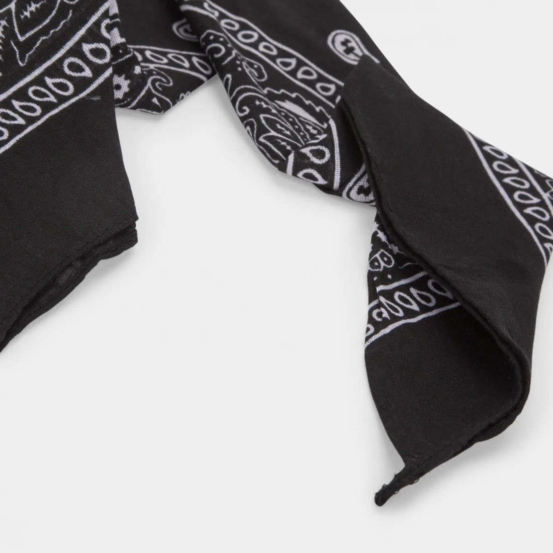 3 Paisley Hair Bandana - Black, 3 of 4