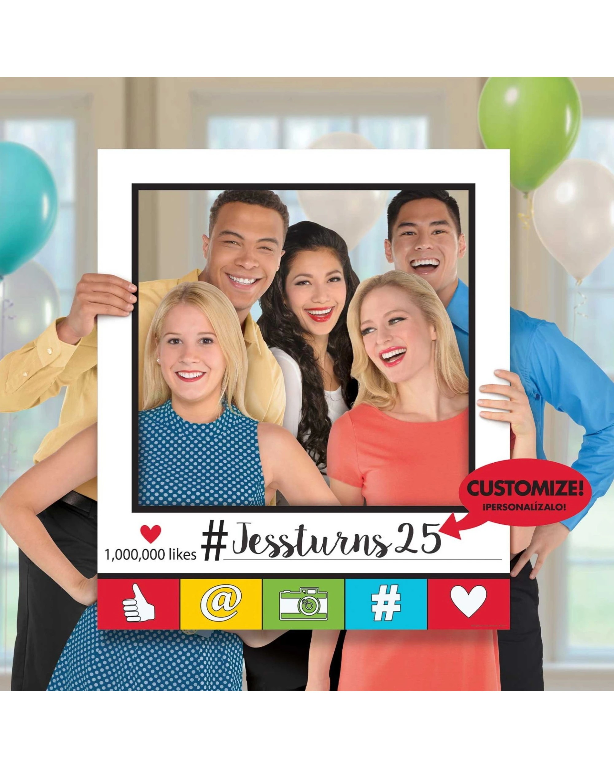 2 Anagram Giant Photo Frame Prop, 2 of 2