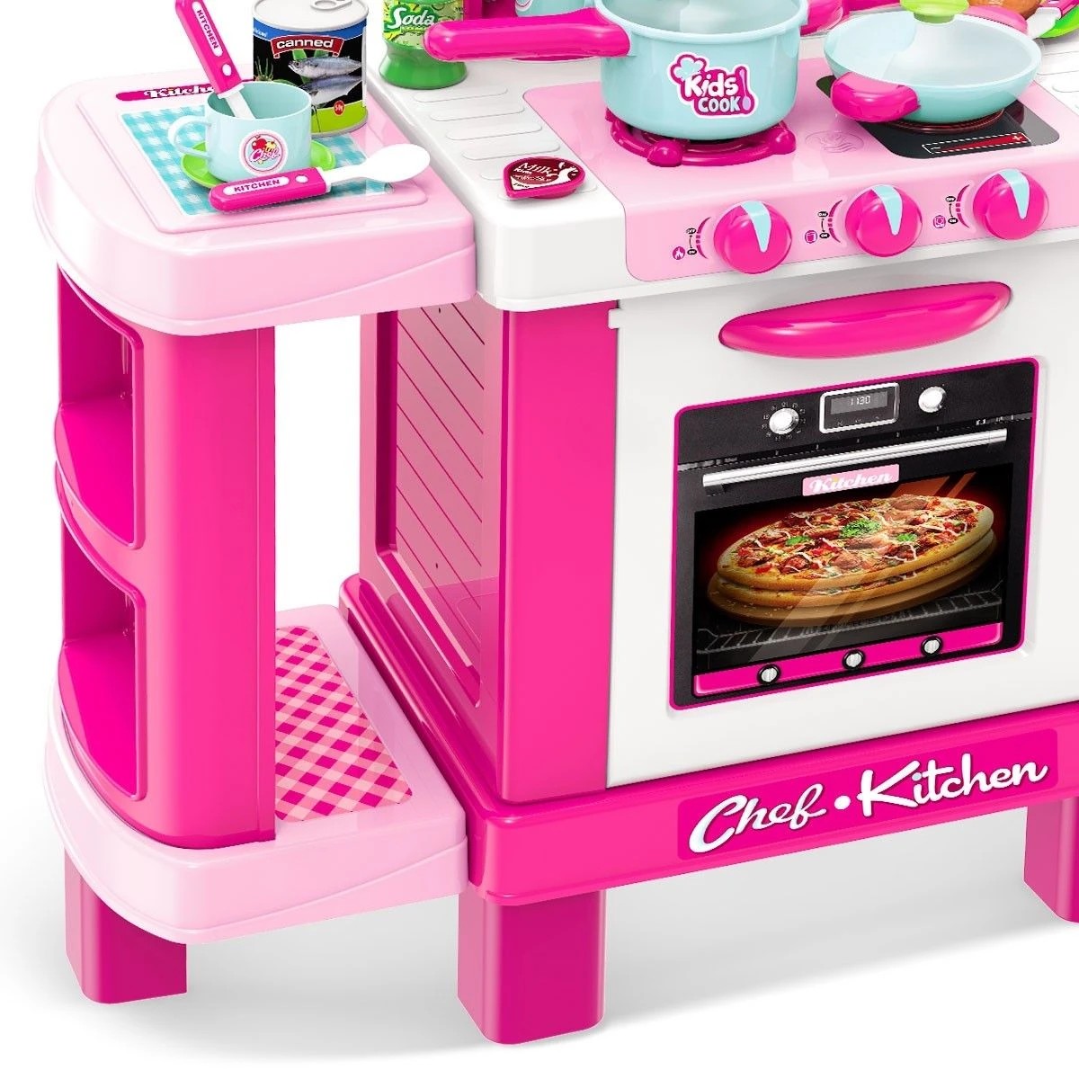 4 AUSWAY 29 Pcs Large Kids Kitchen Pretend Play Set, 4 of 5