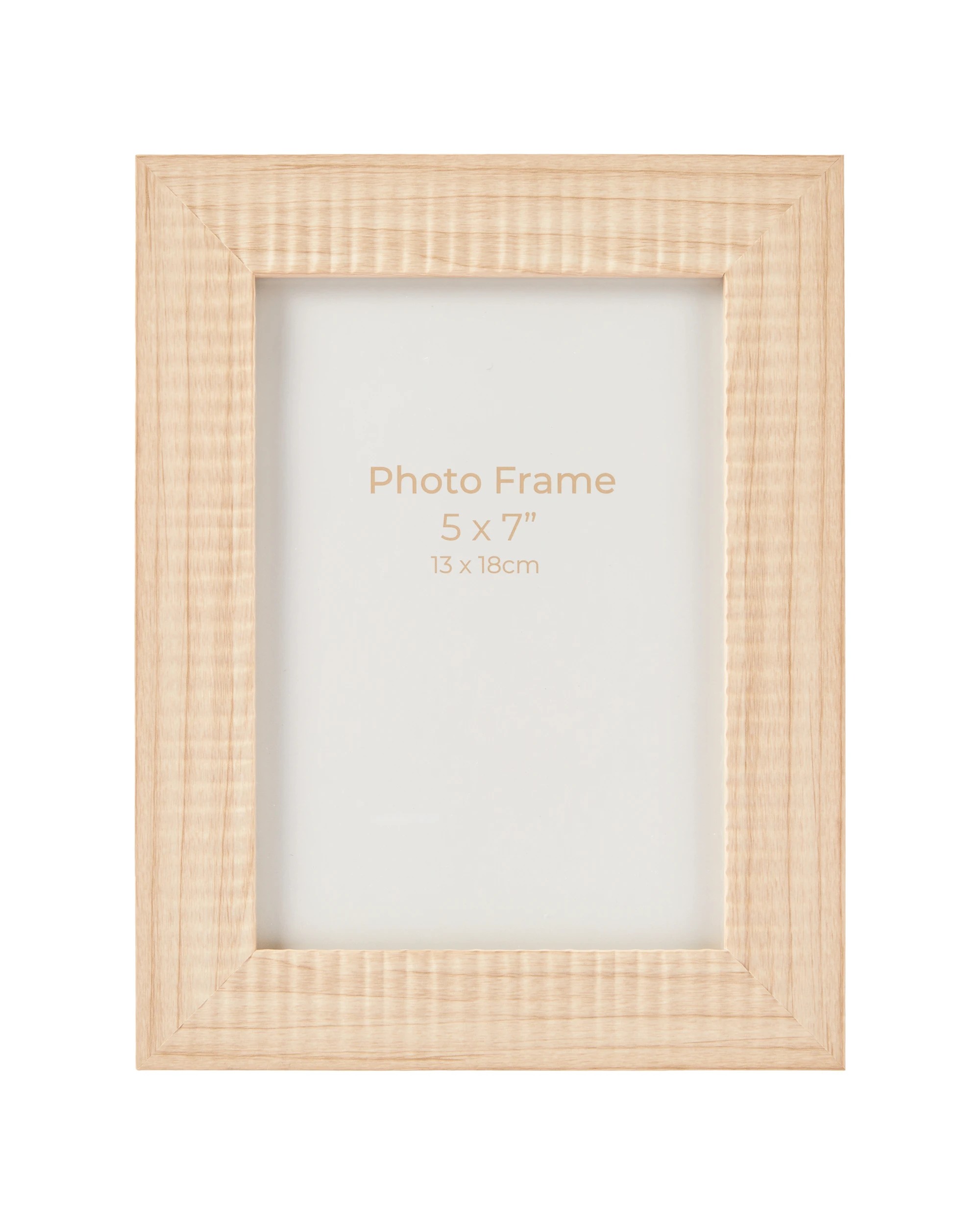 1 Ribbed Frame 5in. x 7in. - Natural, 1 of 4