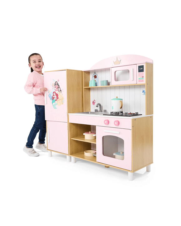 Disney Princess Wooden Kitchen with Light and Sound Stove Toy