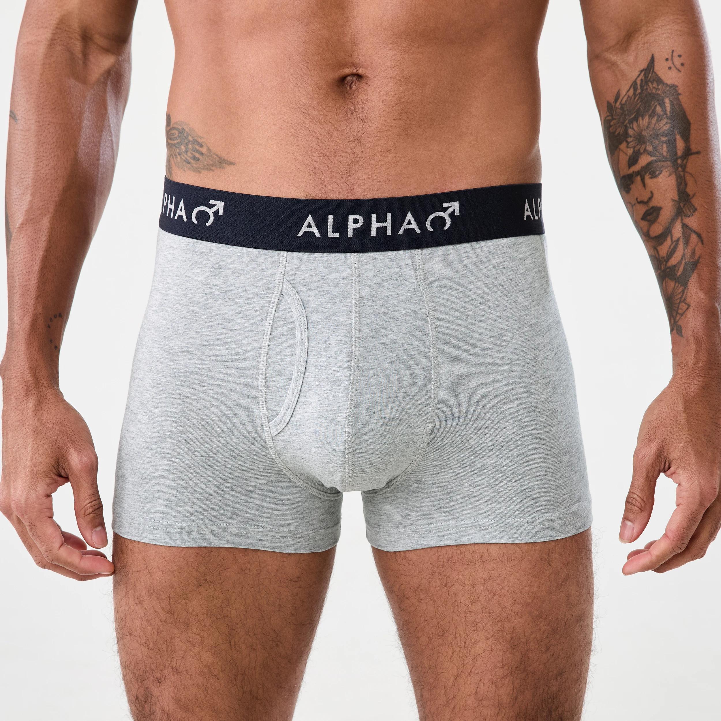 3 3 Pack Colour Elastic Trunks GREY, BLUE DUST, 3 of 8