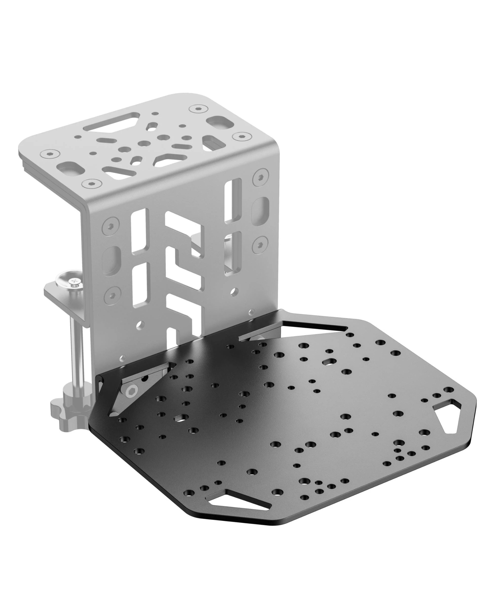 1 Moza Racing Universal Mounting Plate - Black, 1 of 5