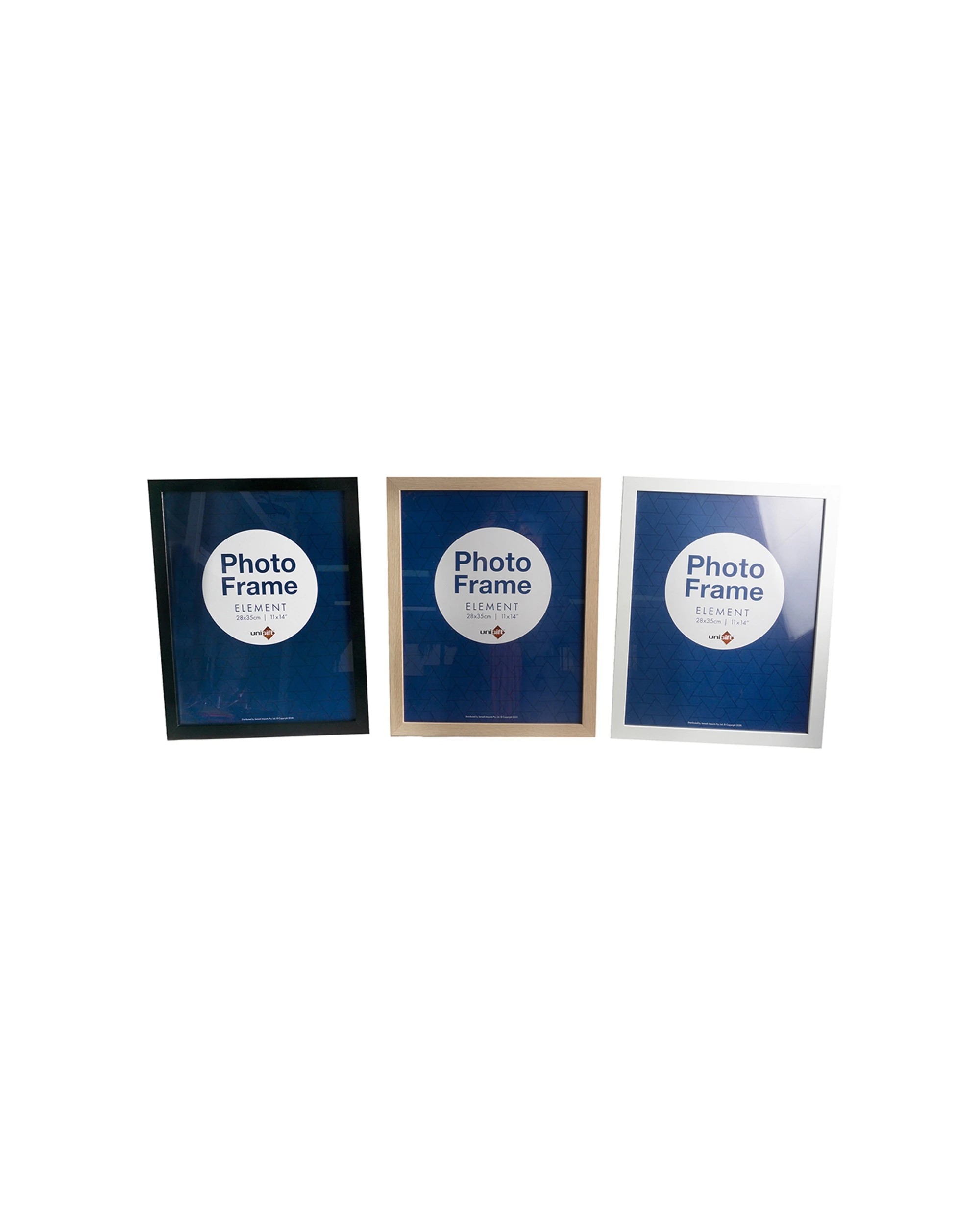 3 Unigift 4pk Element MDF Glass Picture Frame 28x35cm - Multi, 3 of 3