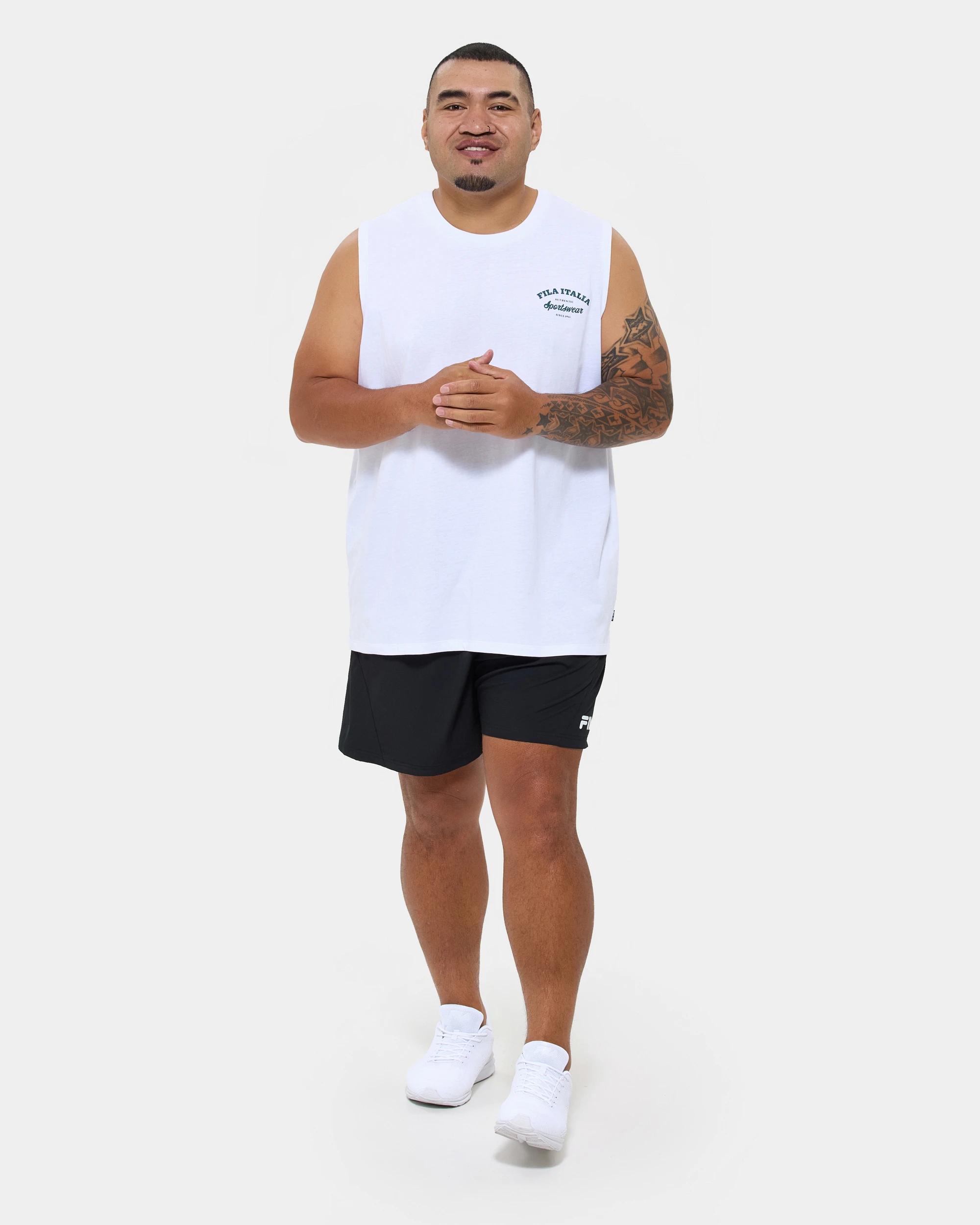 7 Plus Size Kayden Graphic Tank Top - Fila WHITE, 7 of 7