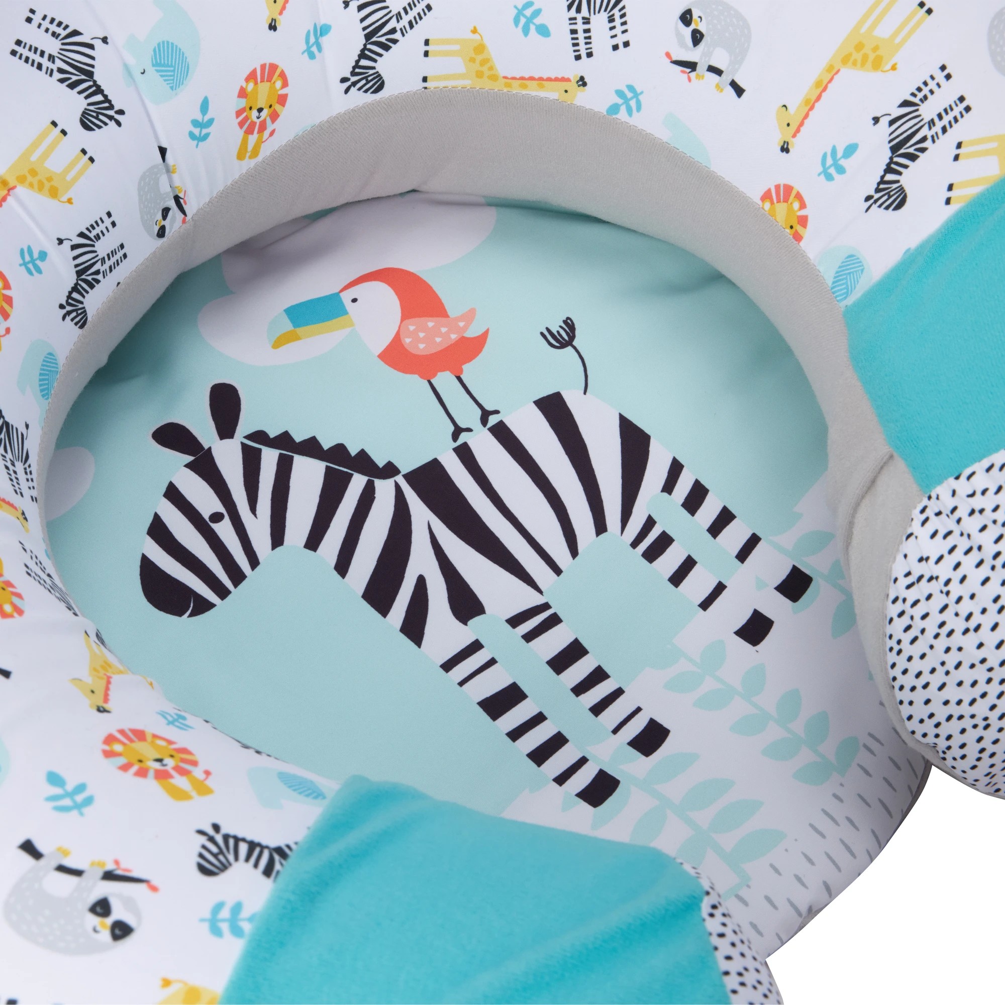 3 BabyZee Safari Sit Me Up with Play Tray, 3 of 8